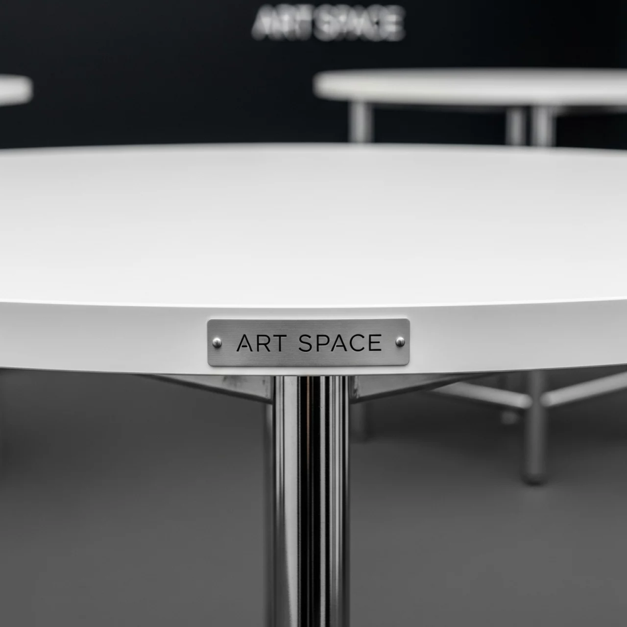 Аренда Стол круглый Backstage белый 70 см в Novotel Resort — ART SPACE