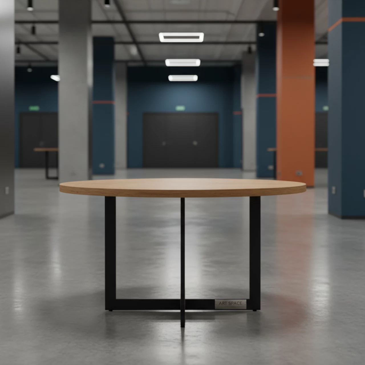 Аренда Стол круглый Backstage светло коричневый D120 см в Karat Resort — ART SPACE