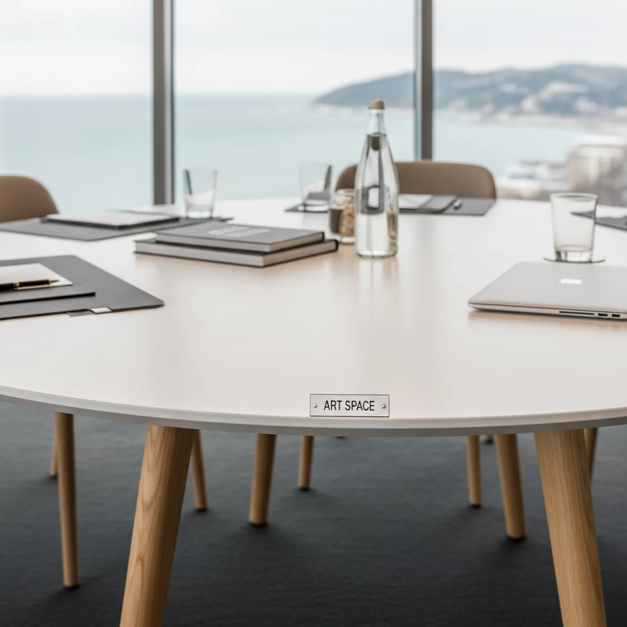 Аренда Стол круглый белый в Pullman Sochi Centre — ART SPACE