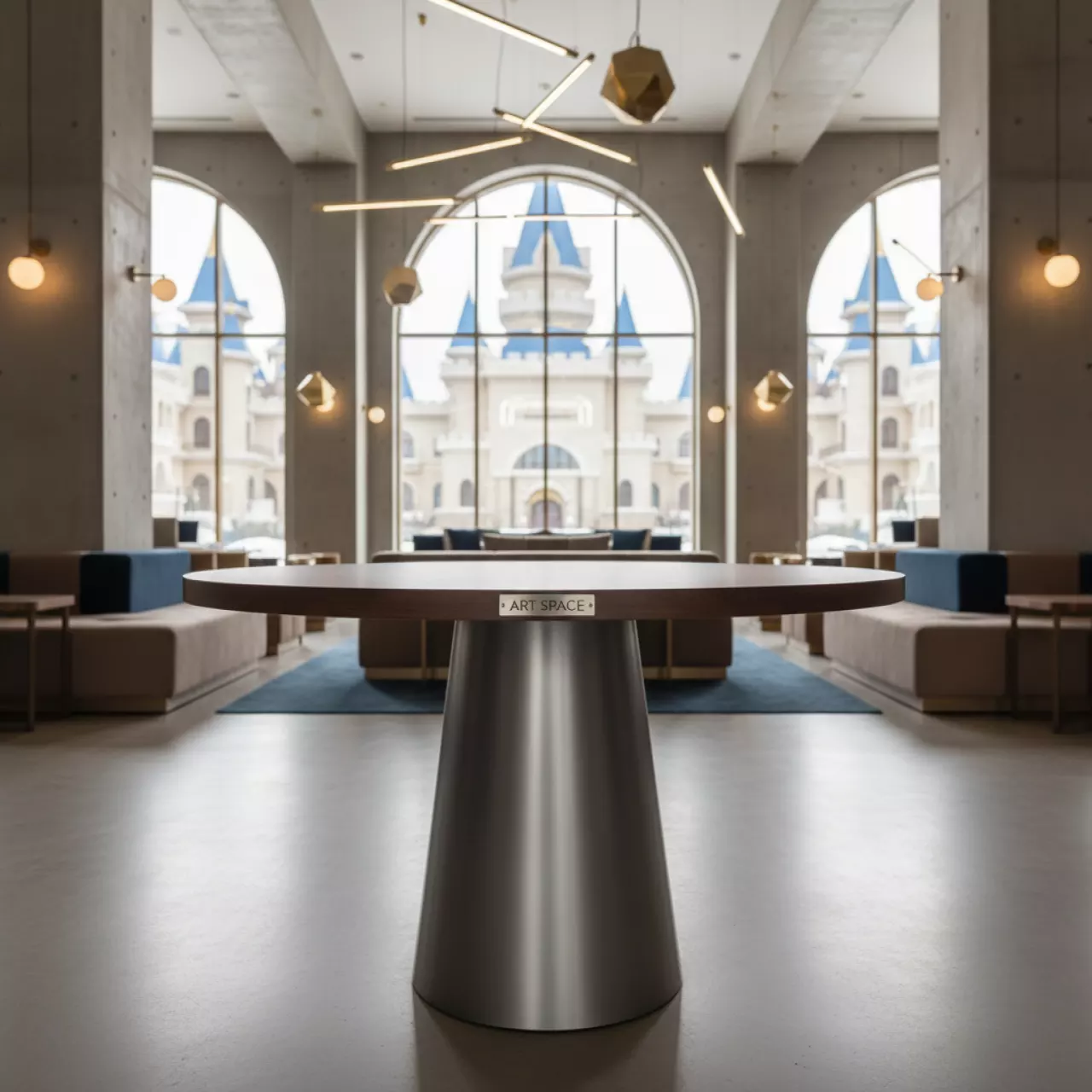 Аренда Стол круглый D 80 см в отеле «Богатырь» — ART SPACE