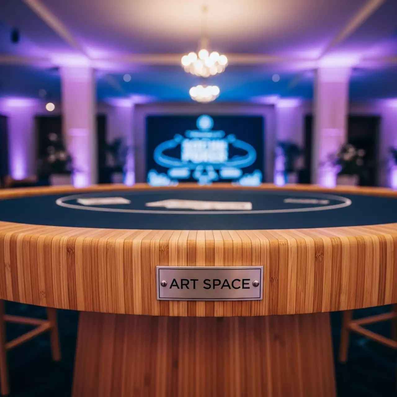 Аренда Стол круглый из искусственного ротанга D60 BAMBOO в Grand Karat Sochi — ART SPACE