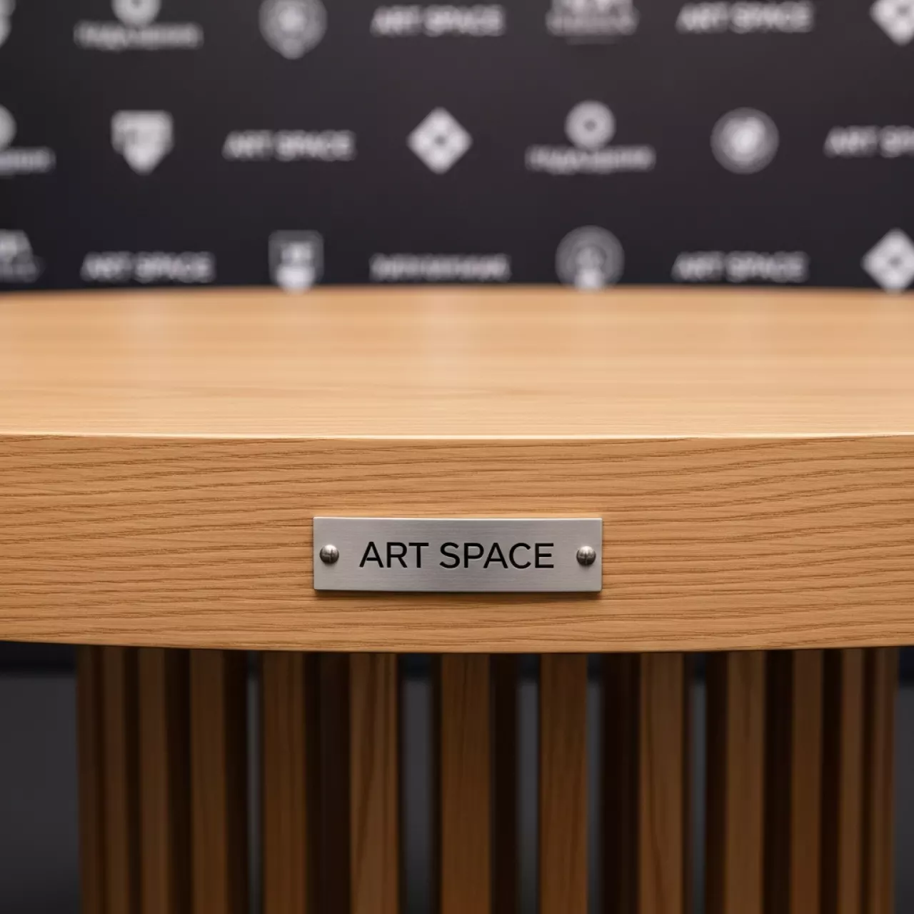 Аренда Стол круглый Скандинавия 900х900 массив березы на Медальной площади — ART SPACE