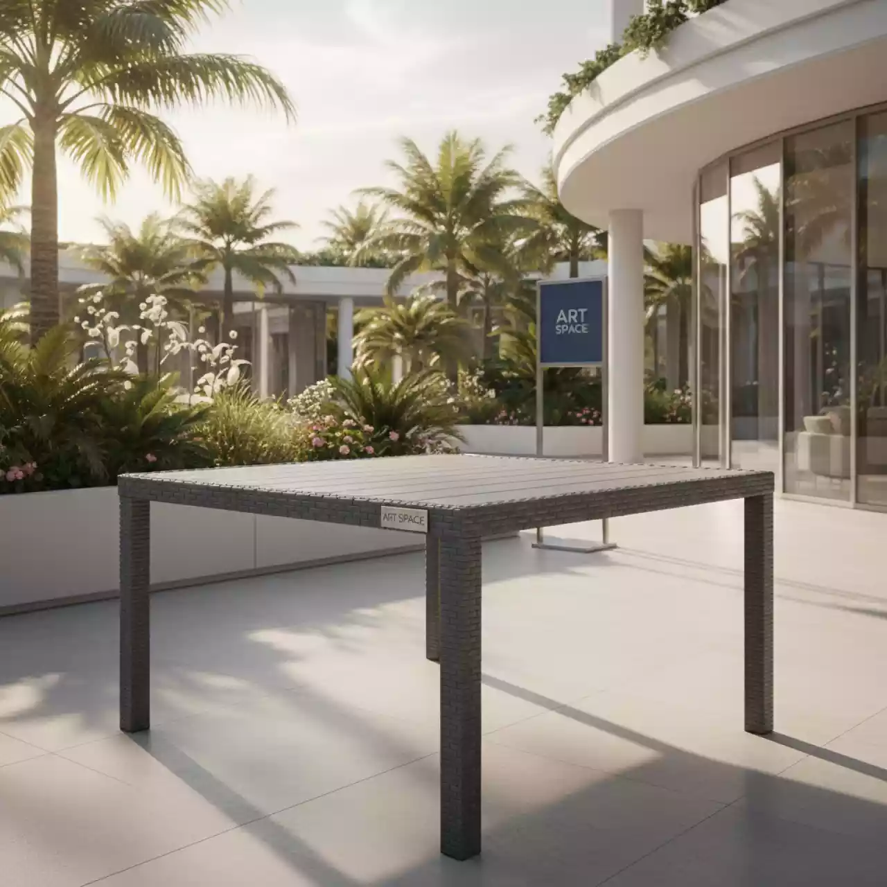 Аренда Стол квадратный графит Melody Quartet в санатории «Русь» — ART SPACE