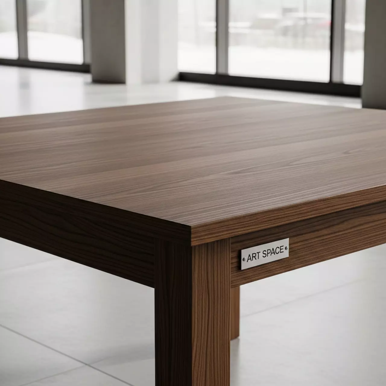 Аренда Стол квадратный коричневый 90x90 см в МФК «Горный» — ART SPACE