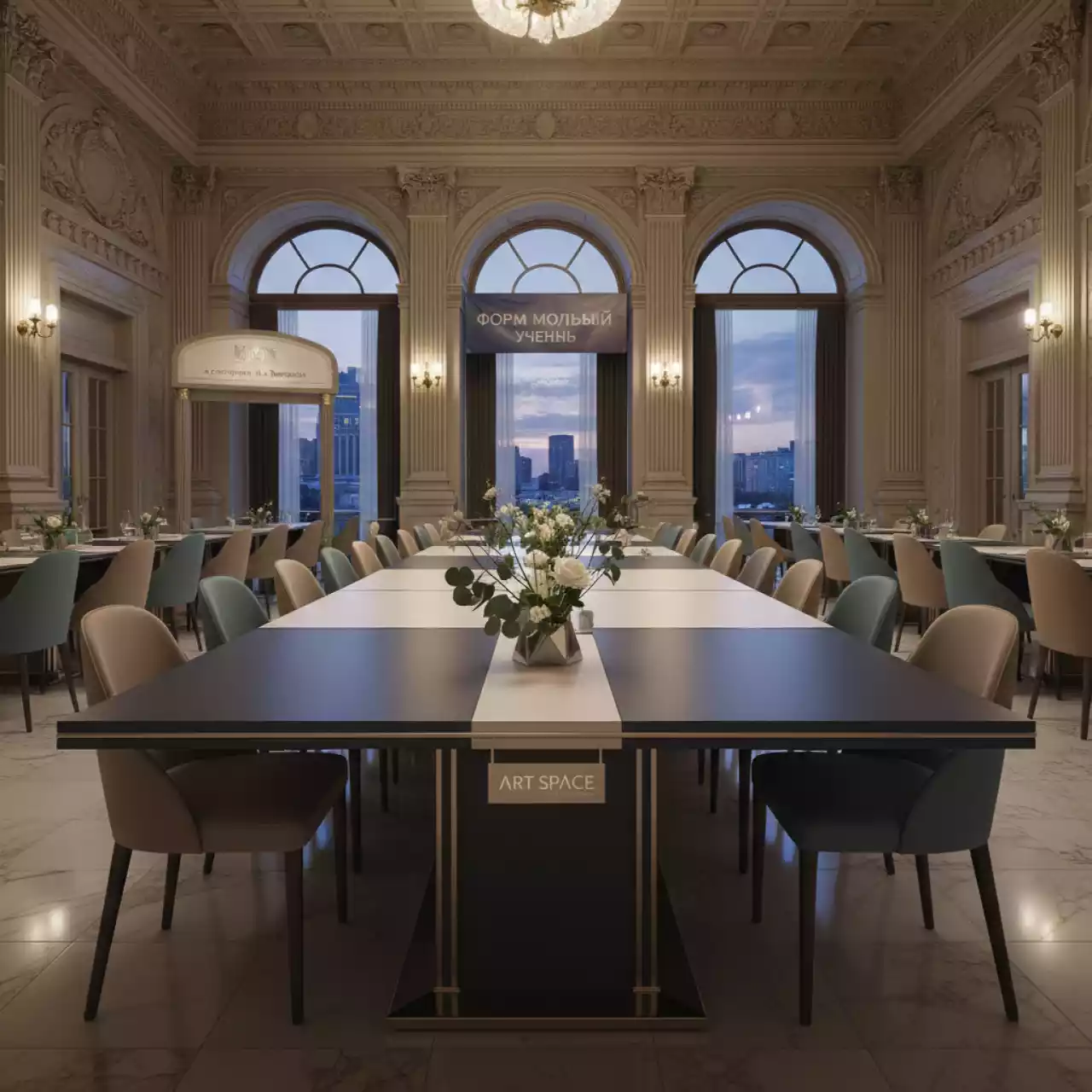 Аренда Стол ламинированный Liberty в ресторане «La Terrazza» — ART SPACE