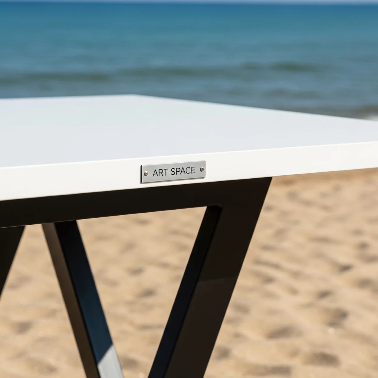 Аренда Стол Lerko White & Black на пляже «Маяк» — ART SPACE
