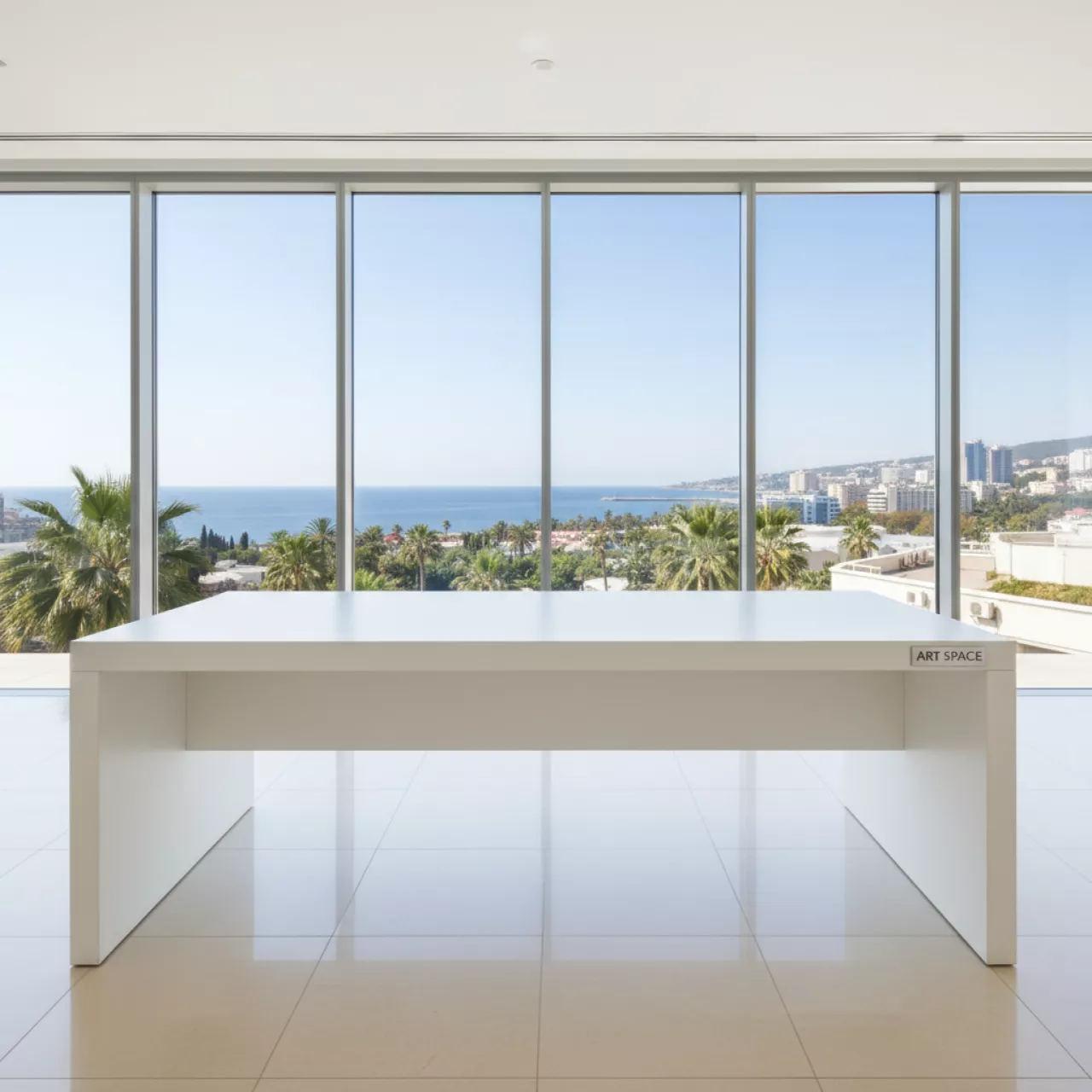 Аренда Стол Лидер 1 1200х600 белый шампань без отбойников в отеле Radisson Lazurnaya — ART SPACE