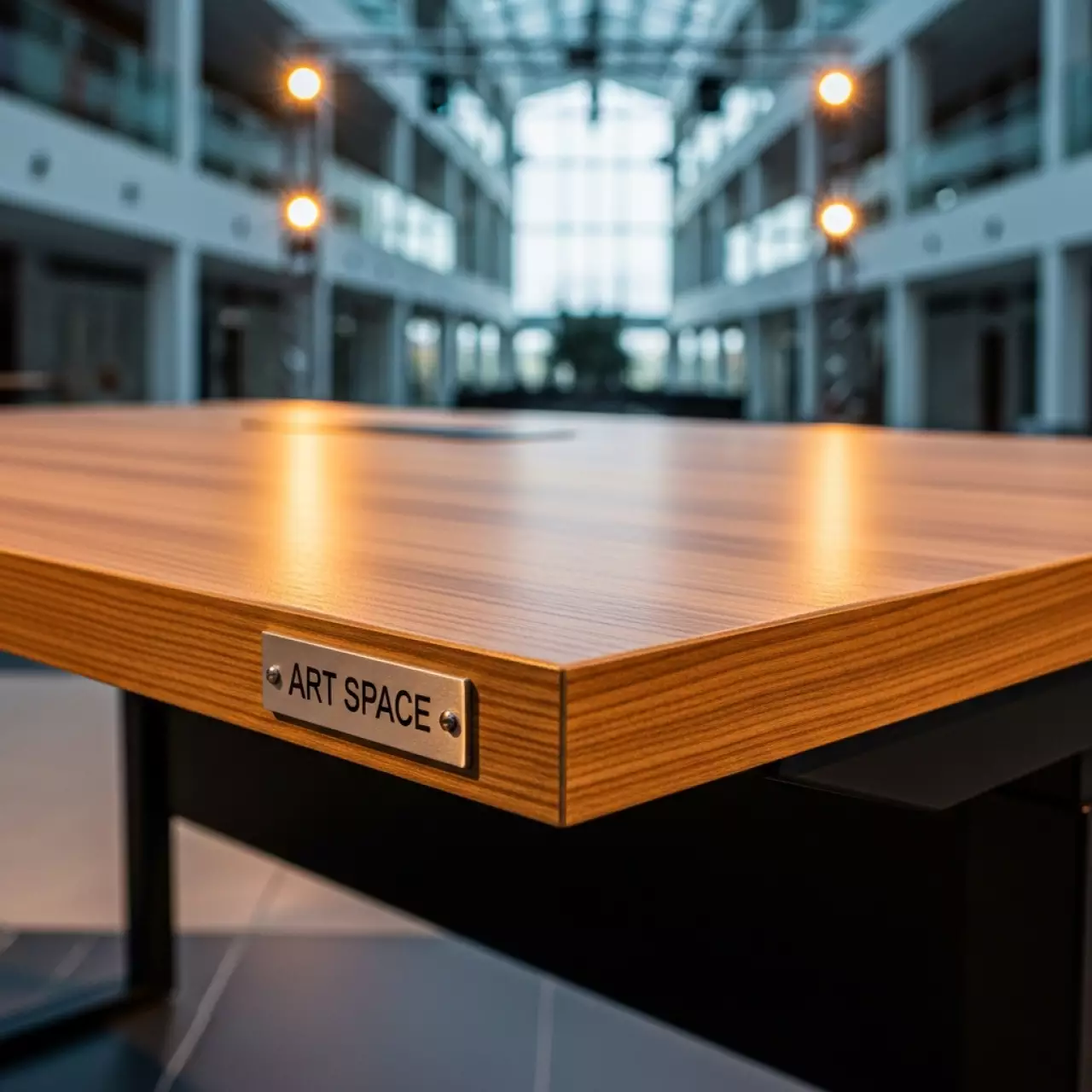 Аренда Стол Лидер 1 1200х600 орех шампань без отбойников в Университете «Сириус» — ART SPACE