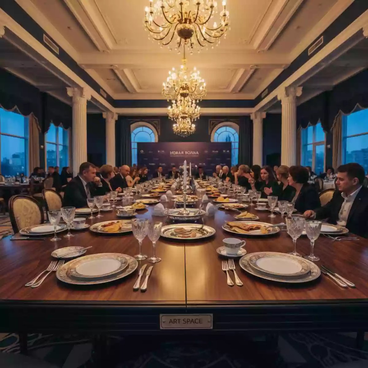 Аренда Стол Лидер 1 1200х600 венге черный кромка ПВХ без отбойников в Маринс Парк Отеле — ART SPACE