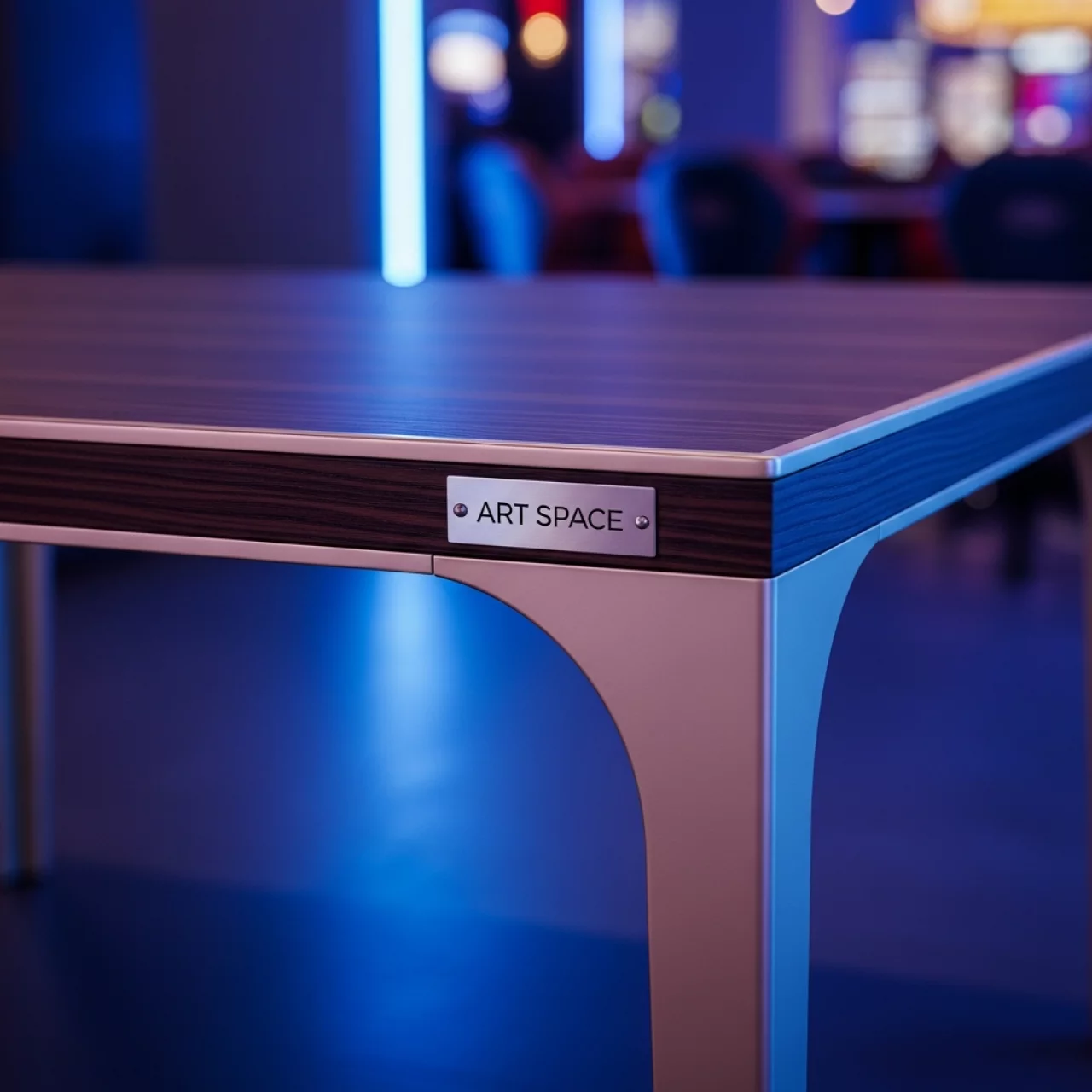 Аренда Стол Лидер 1 1200х600 венге шампань кромка ПВХ в казино «Сочи» — ART SPACE