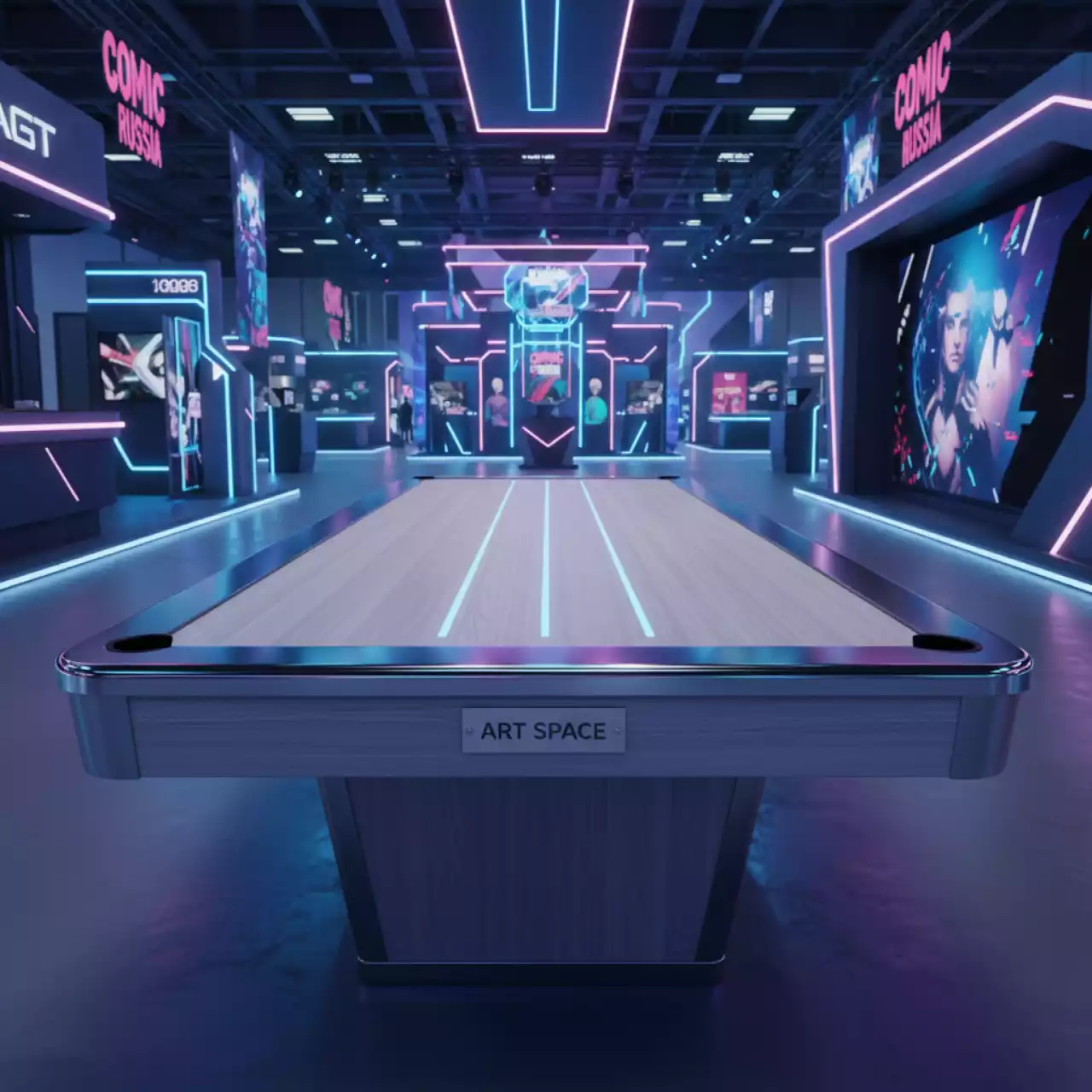 Аренда Стол Лидер 1 1200х600 ясень серебряная кромка ПВХ без отбойников в гранд-отеле «Жемчужина» — ART SPACE