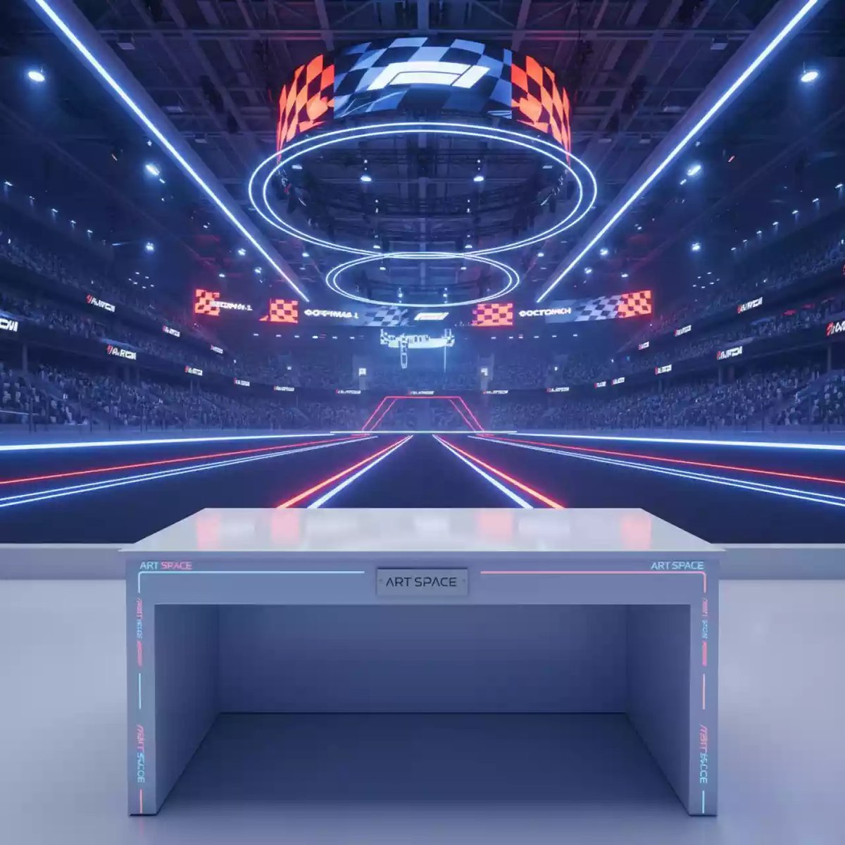 Аренда Стол Лидер 1 1200х800 белый в Red Arena — ART SPACE