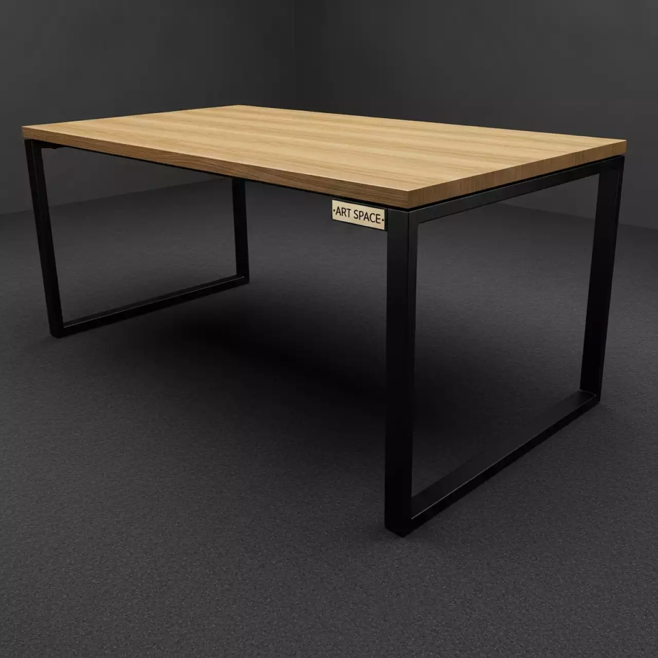 Аренда Стол Лидер 1 1200х800 черный шампань на Медальной площади — ART SPACE