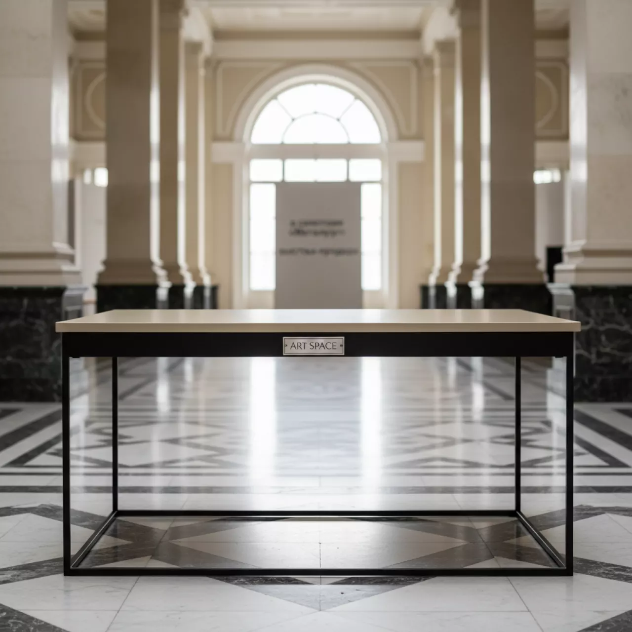 Аренда Стол Лидер 1 1300х800 черный шампань в санатории «Металлург» — ART SPACE