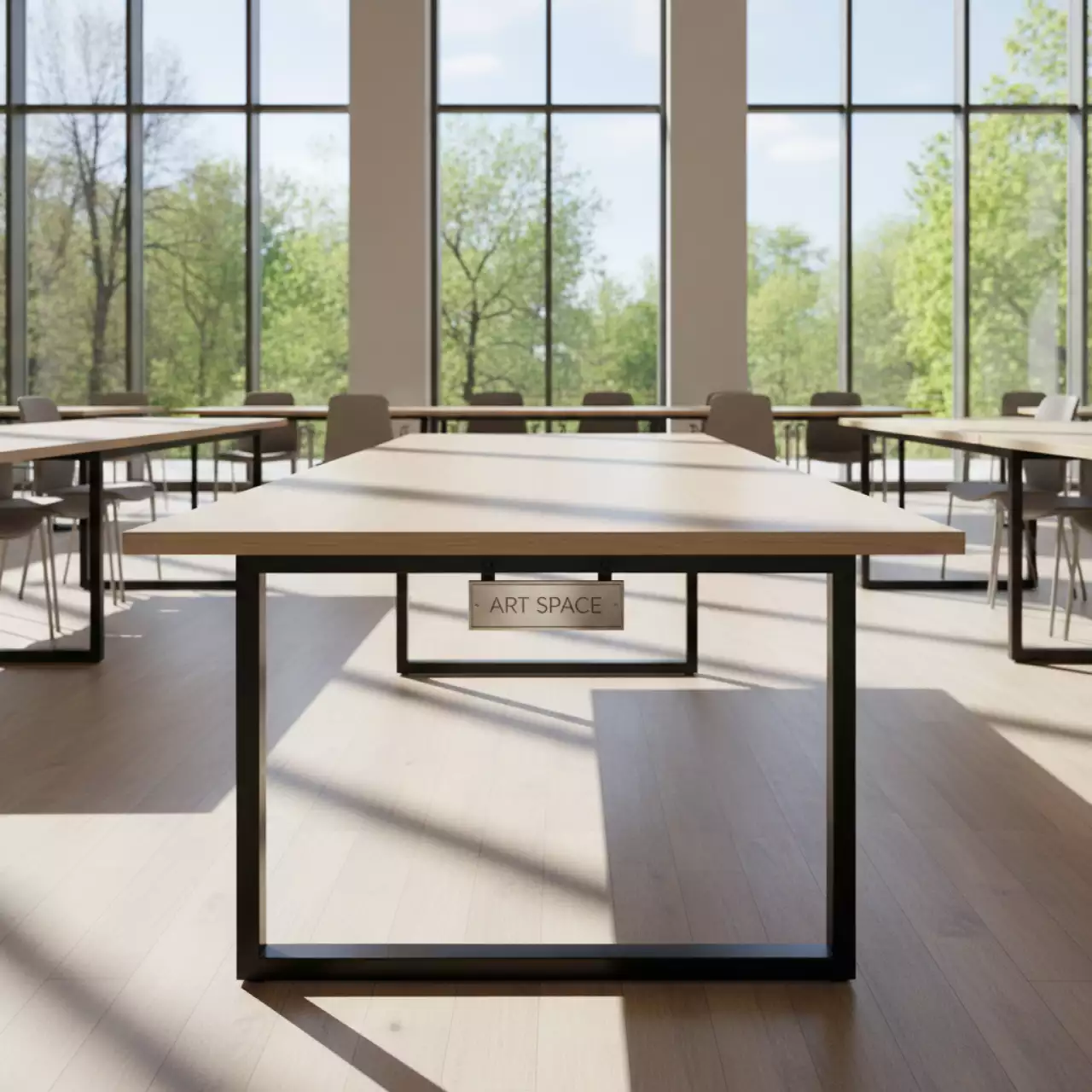 Аренда Стол Лидер 1 1500х800 черный шампань в санатории «Черноморье» — ART SPACE