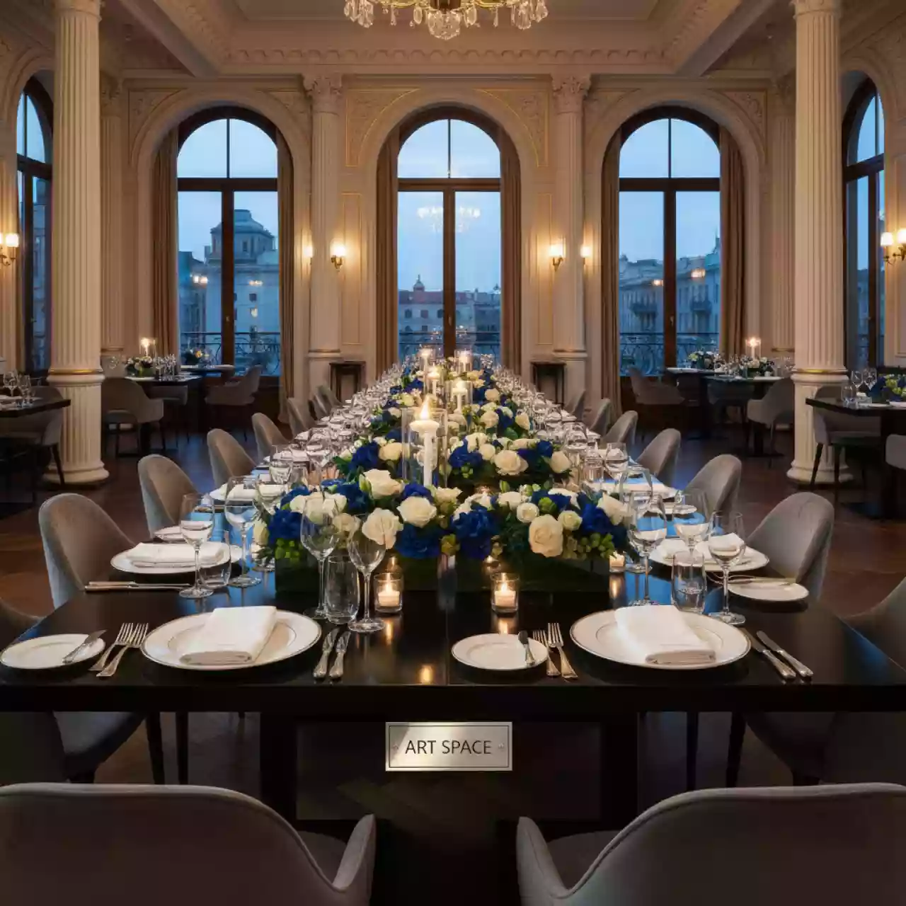 Аренда Стол Лидер 1 1500х800 черный в ресторане «Brunello» — ART SPACE