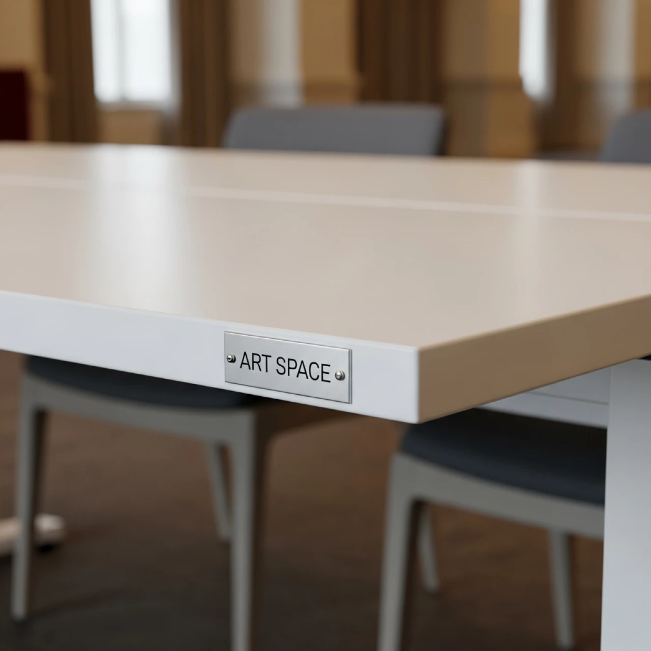 Аренда Стол Лидер 1 1500х800 мм белый кромка ПВХ в Mövenpick Hotel — ART SPACE