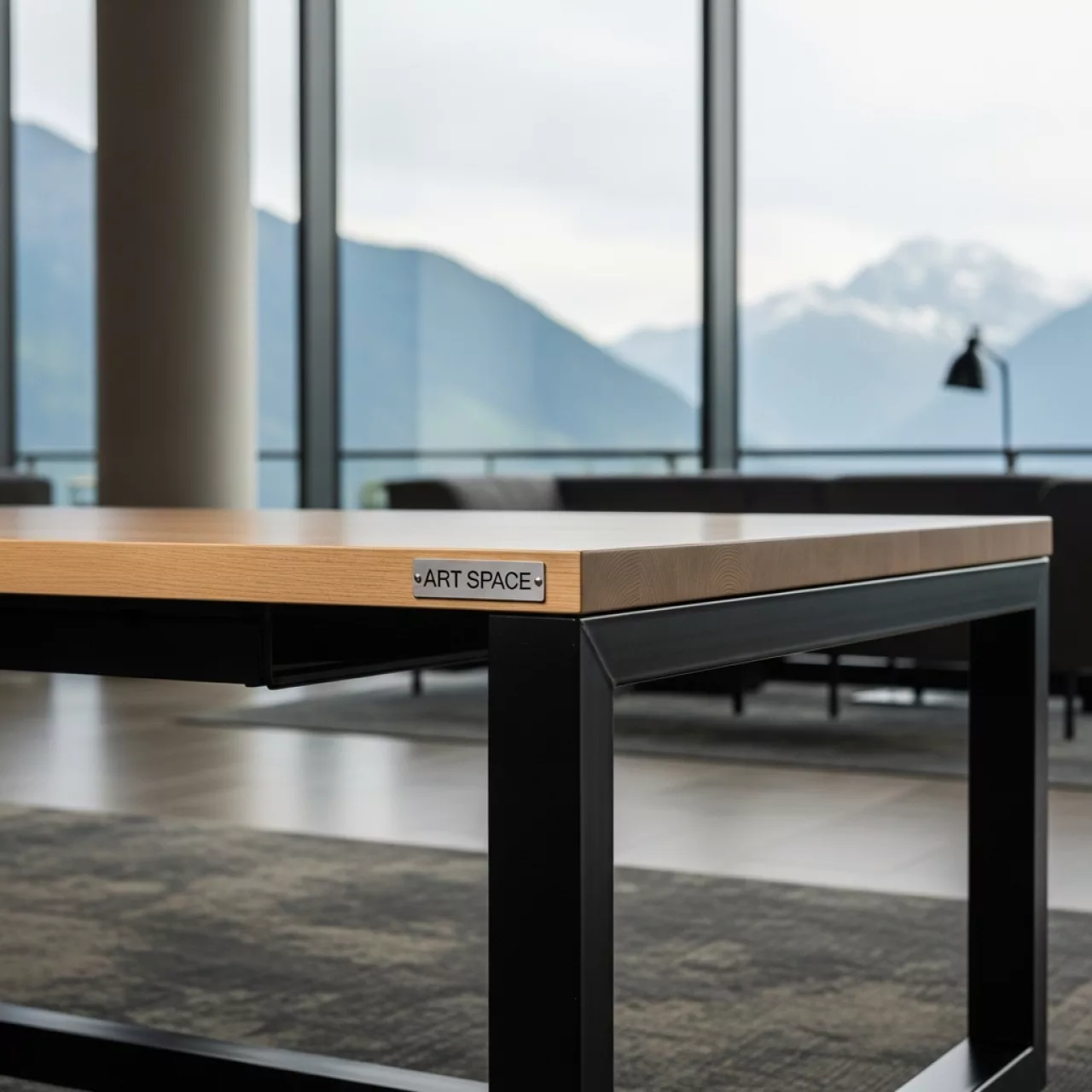 Аренда Стол Лидер 1 1500х800 мм бук черный в Green Flow Hotel — ART SPACE