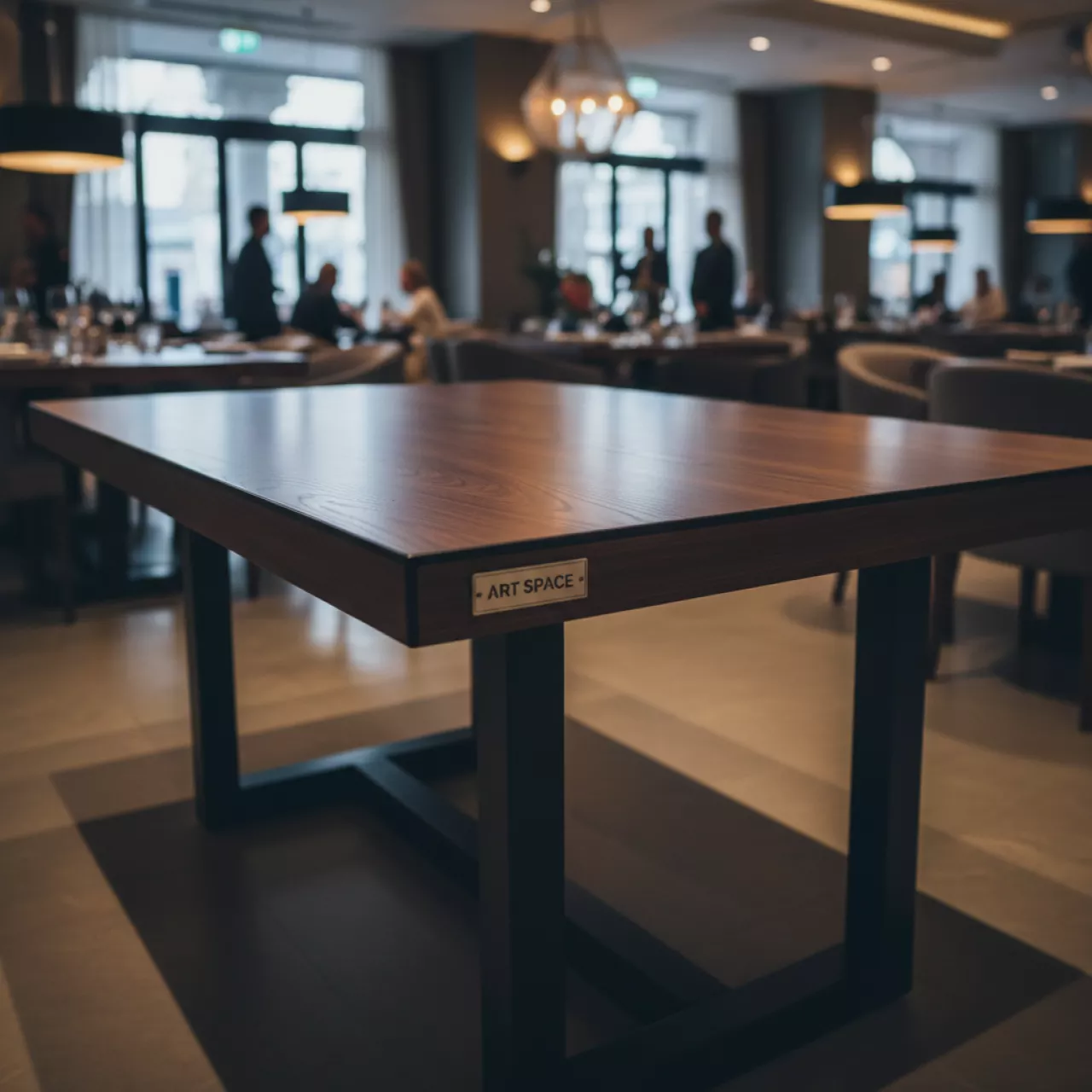 Аренда Стол Лидер 1 1500х800 орех черный в ресторане «Brunello» — ART SPACE