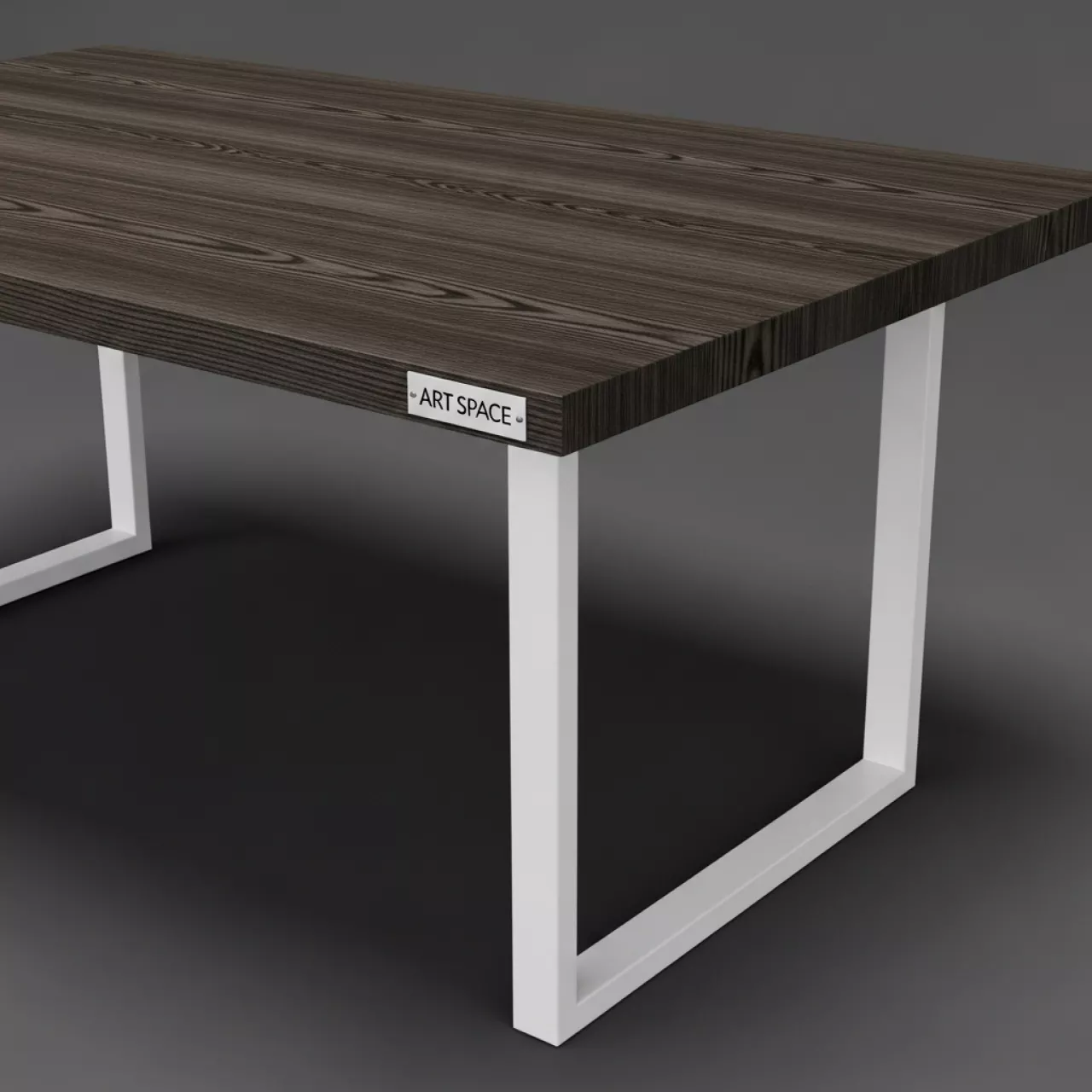 Аренда Стол Лидер 1 1500х800 венге каркас белый в ресторане «Плакучая Ива» — ART SPACE