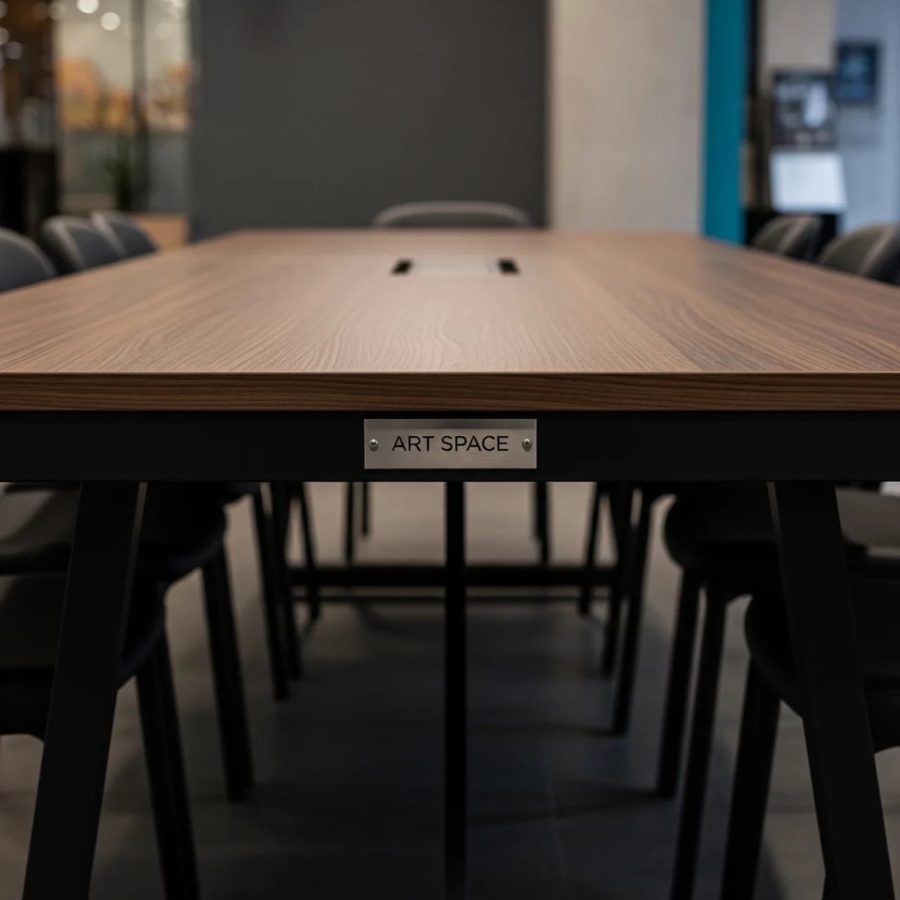 Аренда Стол Лидер 1 1500х900 орех черный в Керлинговом центре «Ледяной куб» — ART SPACE