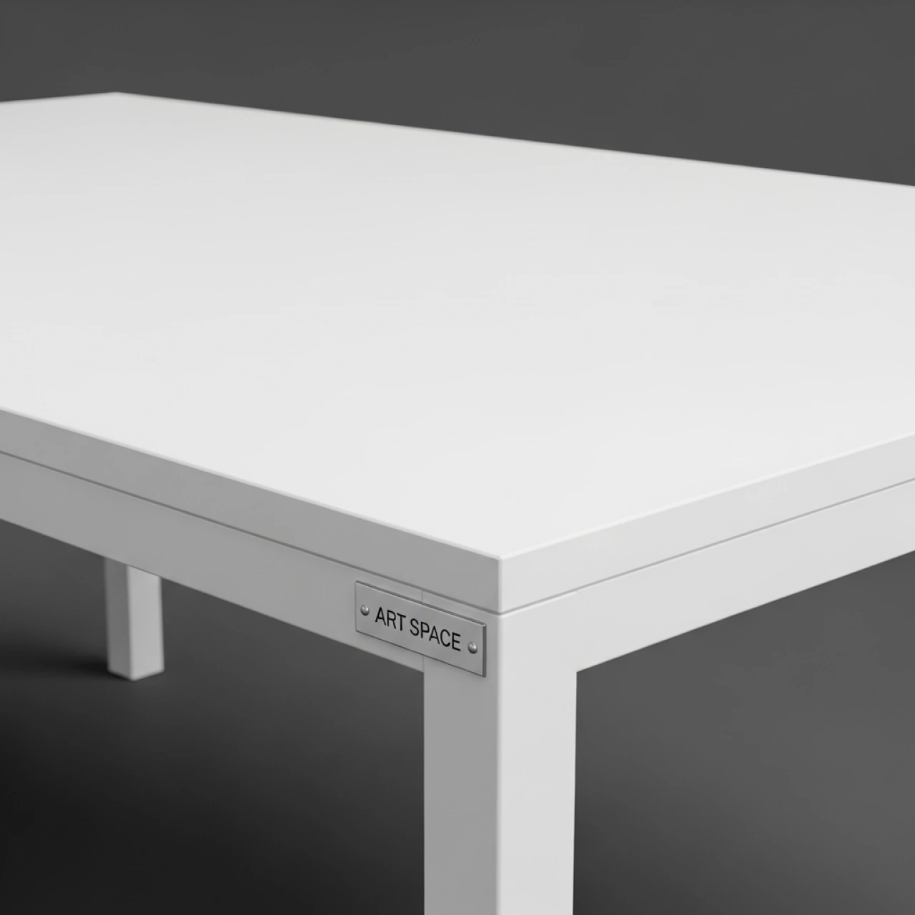 Аренда Стол Лидер 1 900х600 белый кромка ПВХ без отбойников в пляжном комплексе VinoGrad — ART SPACE