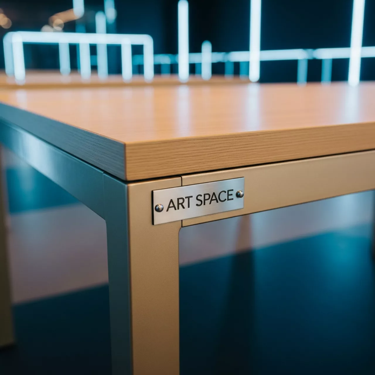 Аренда Стол Лидер 1 бук каркас шампань 1300х800 в санатории «Сочи» — ART SPACE