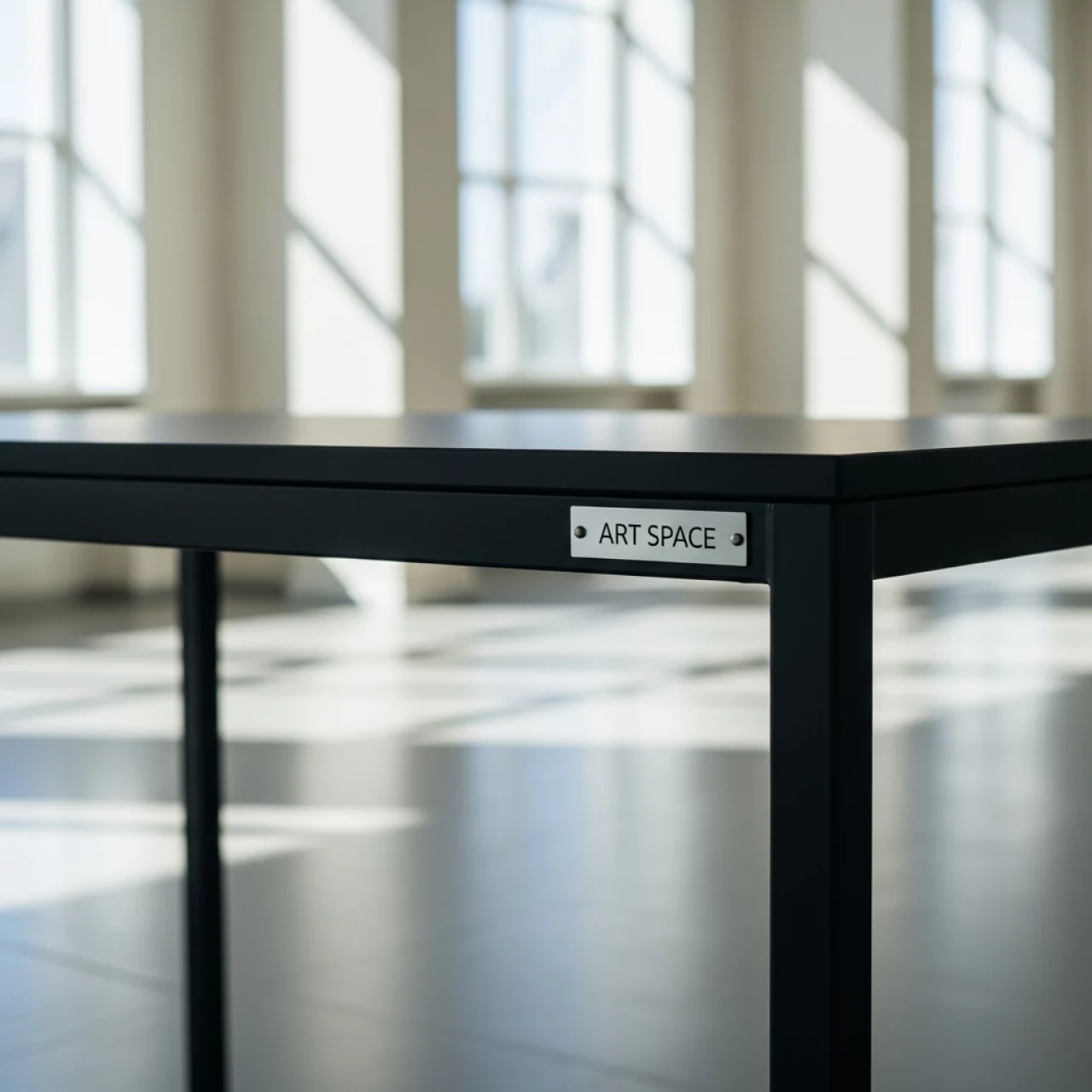 Аренда Стол Лидер 1 черный 900х600 в санатории «Русь» — ART SPACE