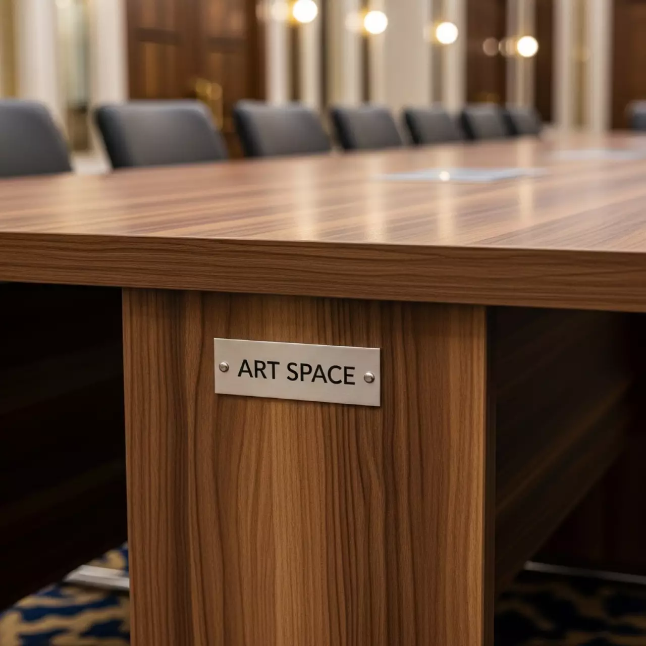 Аренда Стол Лидер 1 орех шампань кромка ПВХ 1500х800 мм в City Park Hotel Sochi — ART SPACE