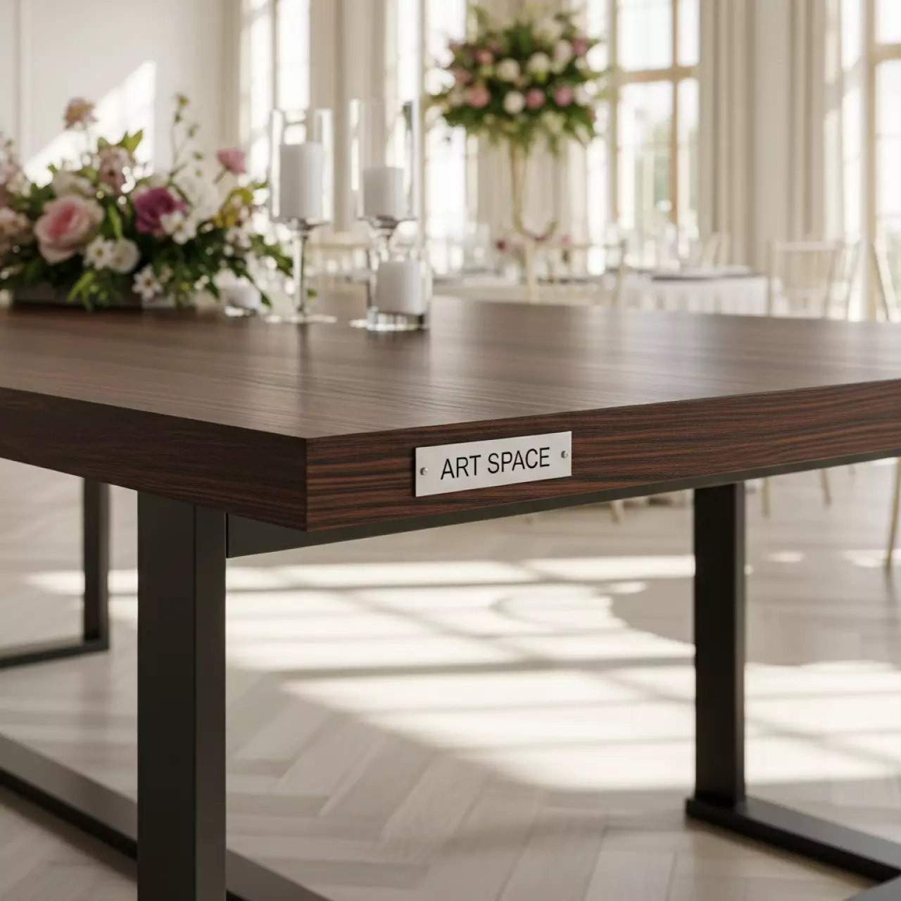 Аренда Стол Лидер 1 венге каркас черный в санатории «Черноморье» — ART SPACE