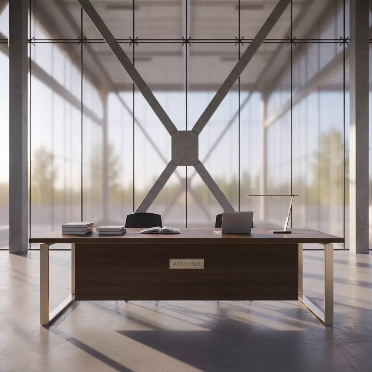 Аренда Стол Лидер 1 венге каркас шампань в Керлинговом центре «Ледяной куб» — ART SPACE