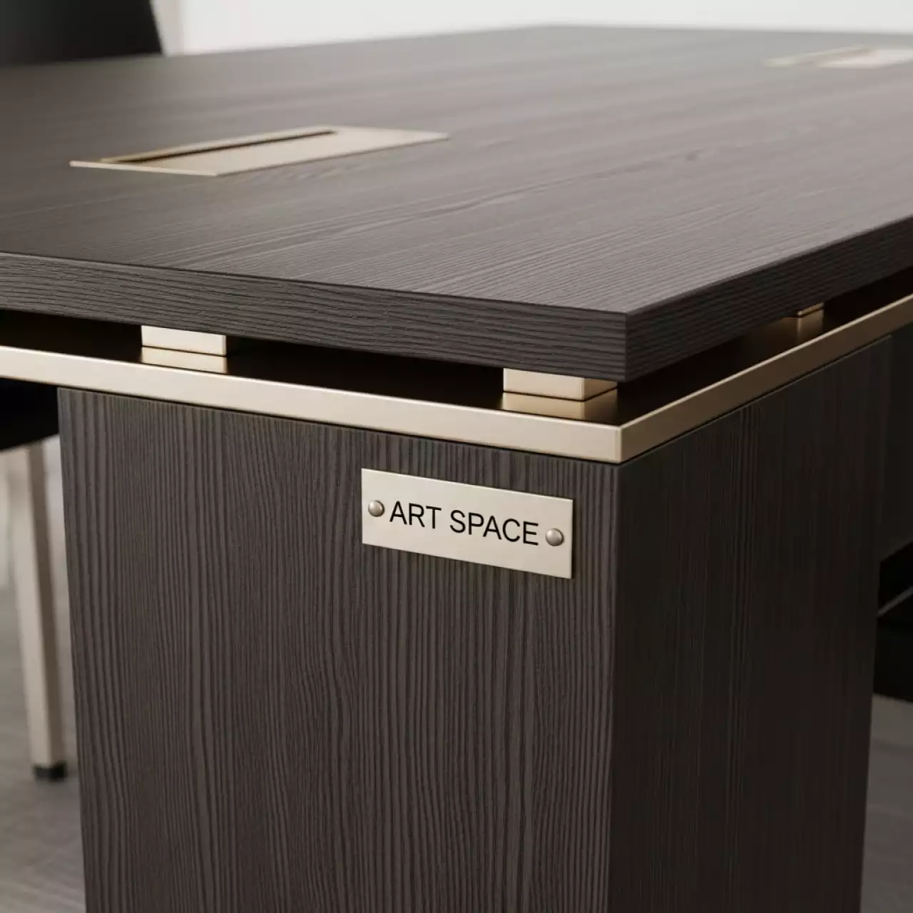 Аренда Стол Лидер 1 венге шампань кромка ПВХ 1200х600 в Rixos Krasnaya Polyana — ART SPACE