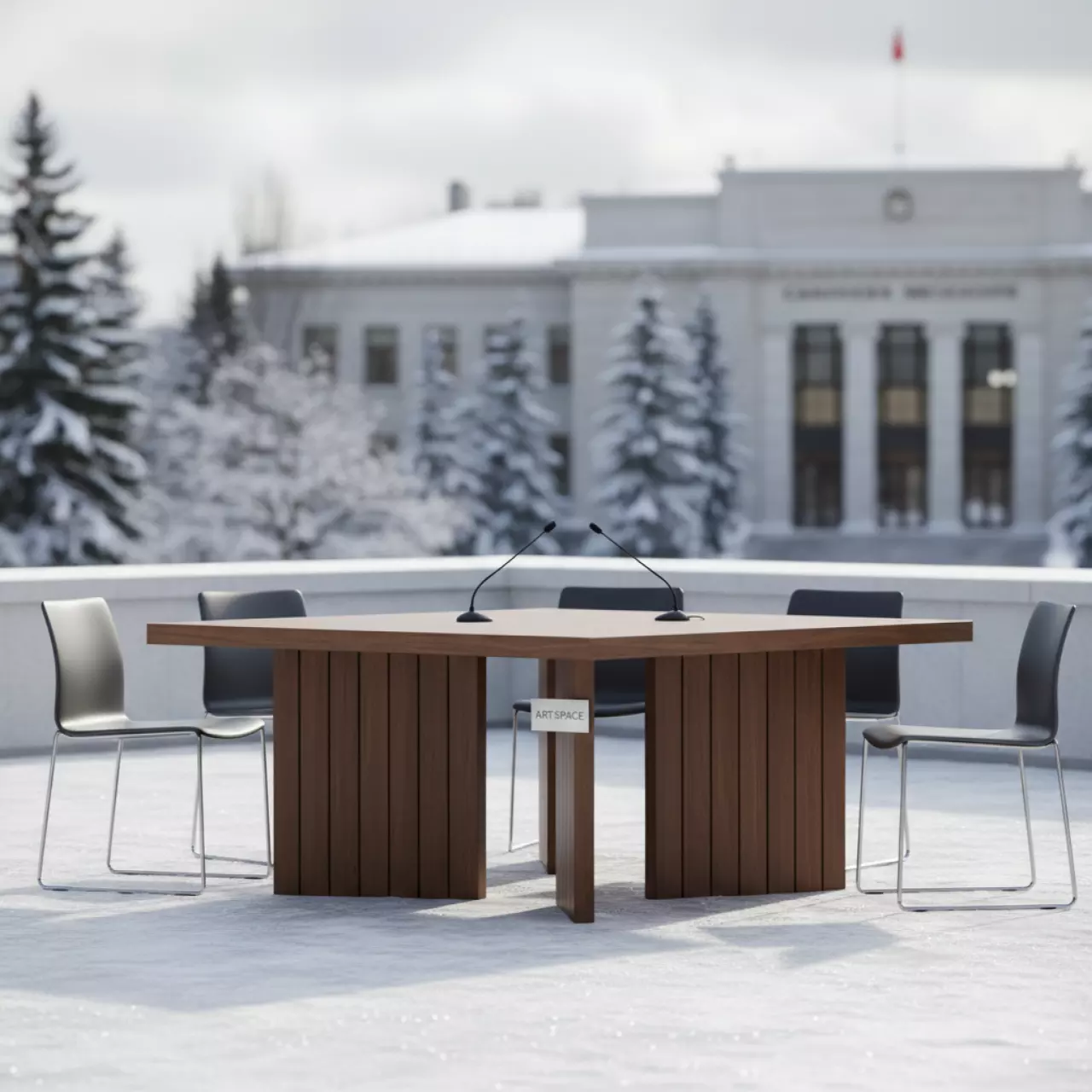 Аренда Стол Лидер 21 уличный из реек квадратный в санатории «Металлург» — ART SPACE