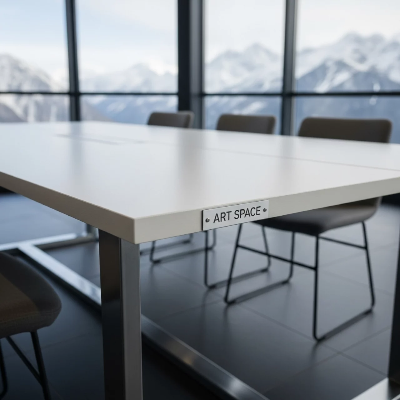 Аренда Стол Лидер 2 1800х800 белый шампань на курорте «Газпром» (Альпика) — ART SPACE