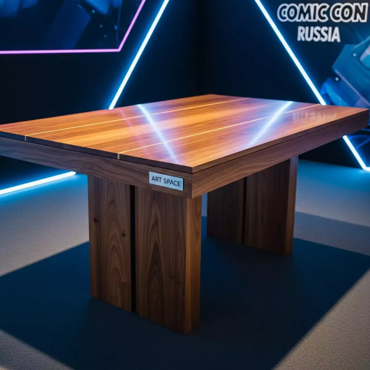 Аренда Стол Лидер 2 1800х800 орех золотой в парке «Ривьера» — ART SPACE