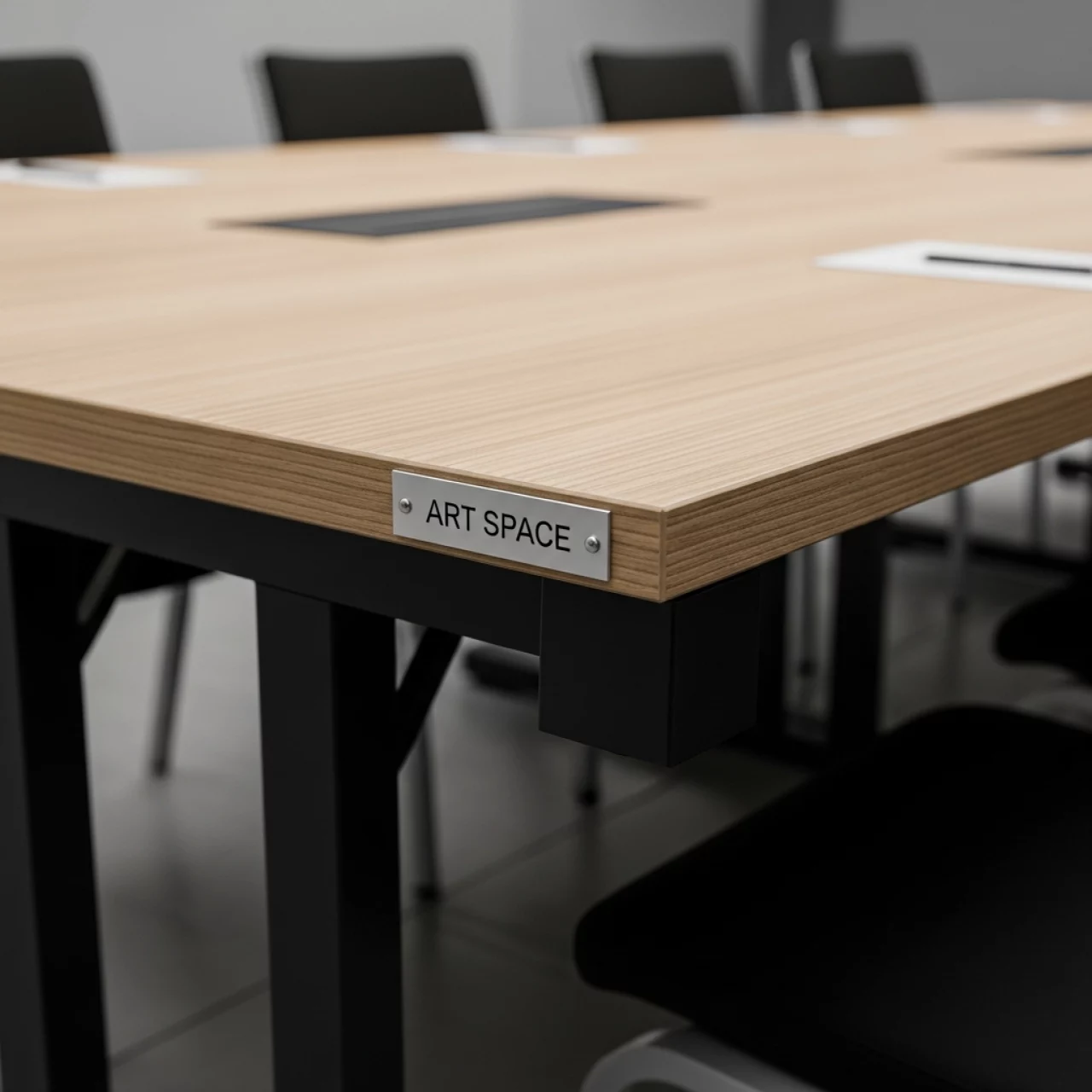 Аренда Стол Лидер 2 1800x800 бук черный кромка ПВХ в отеле Radisson Lazurnaya — ART SPACE