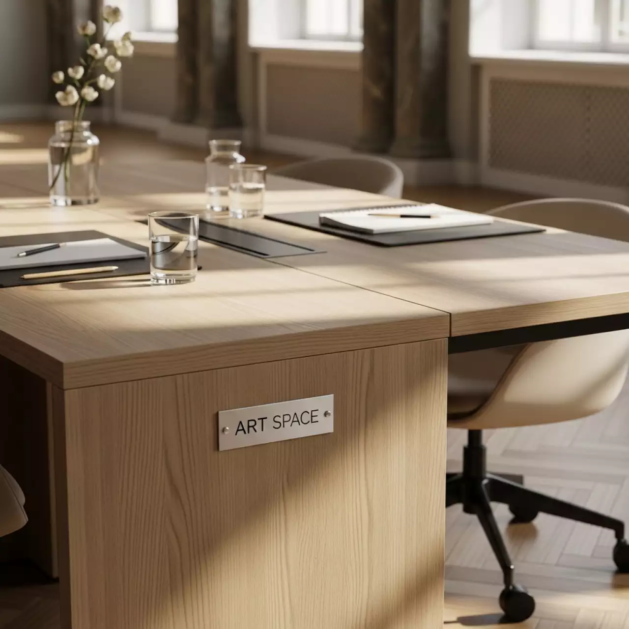 Аренда Стол Лидер 2 1800x800 орех шампань в усадьбе Голицына — ART SPACE