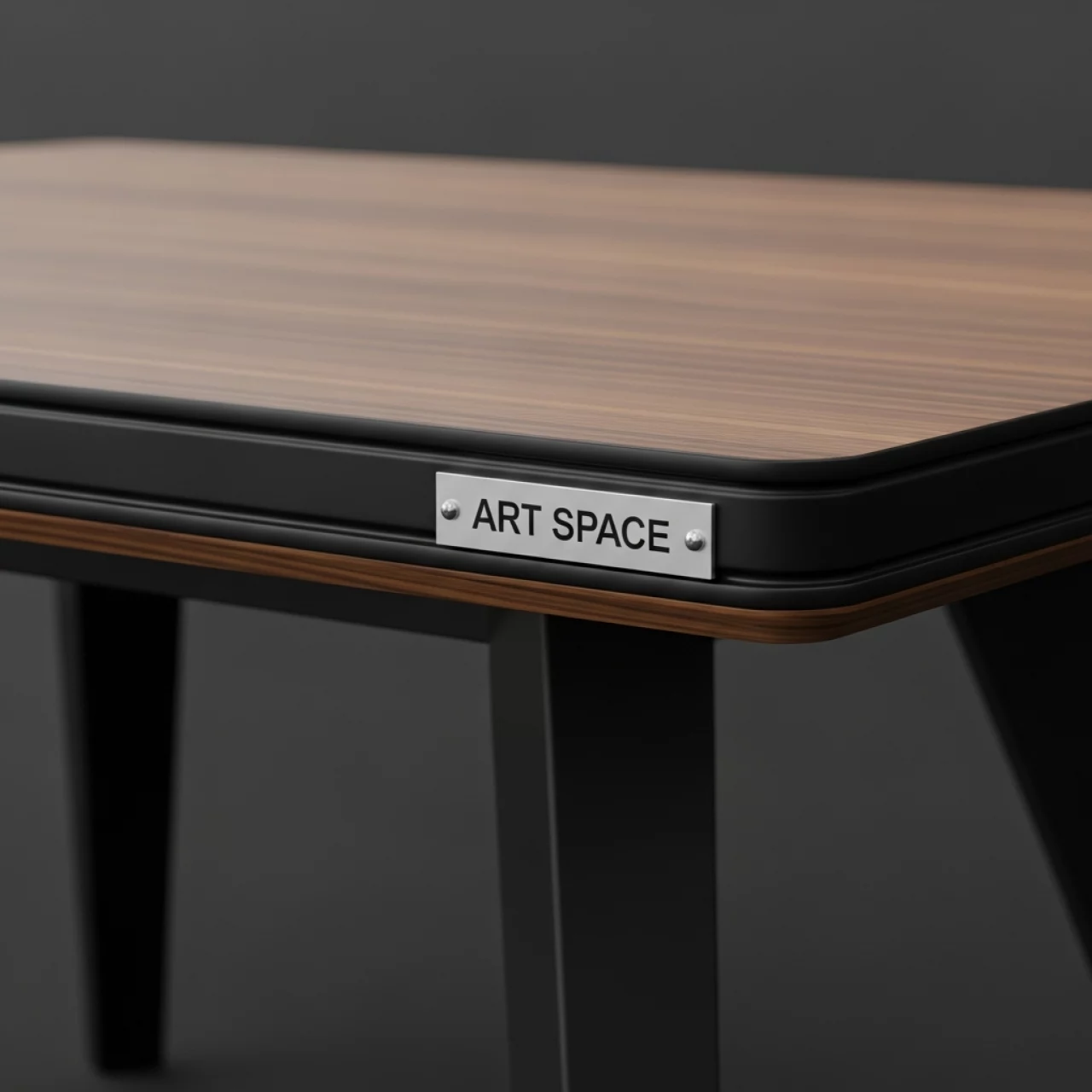 Аренда Стол Лидер 2 1800x900 венге черный кромка ПВХ в Alpha Sirius — ART SPACE