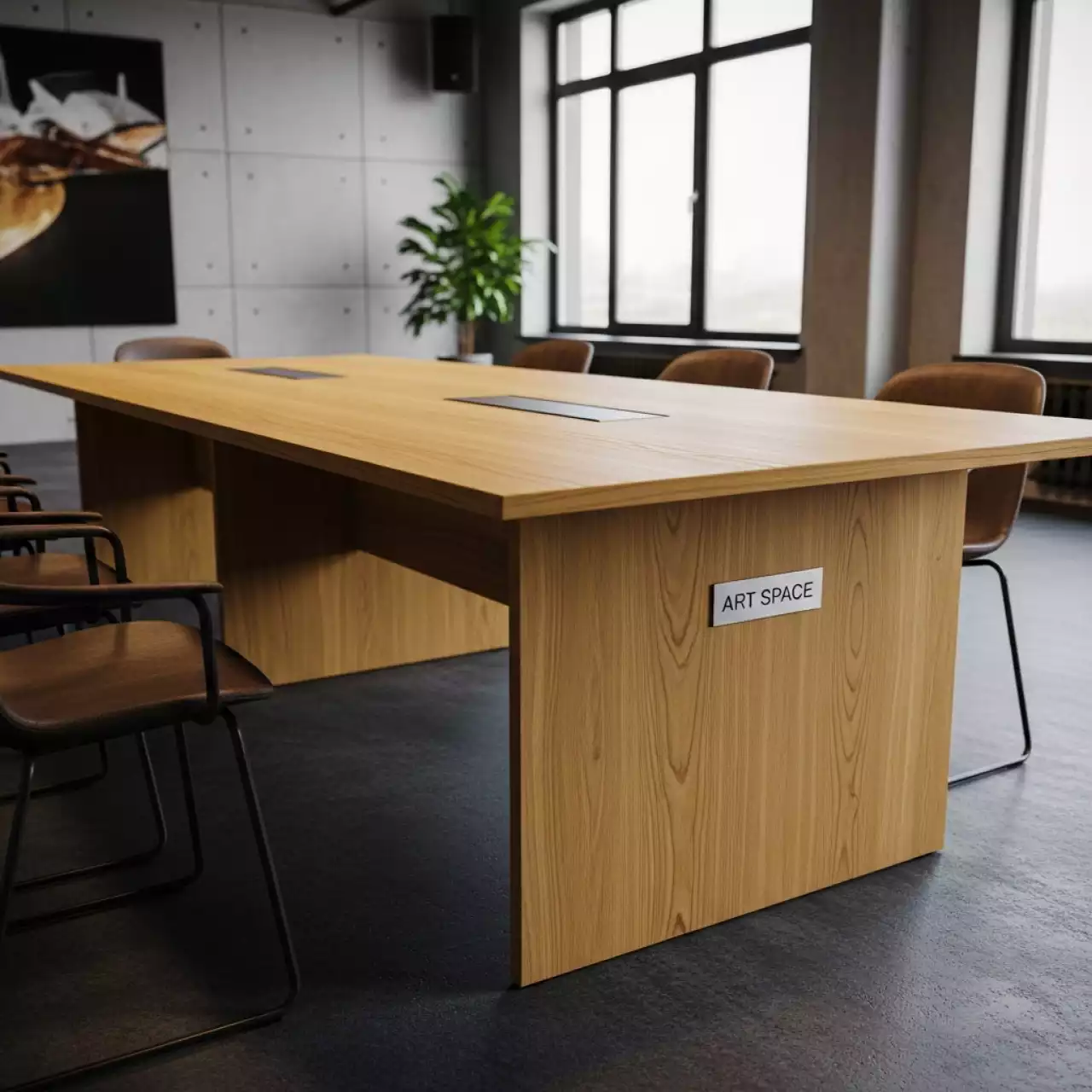 Аренда Стол Лидер 2 2000х900 бук золотой в Boutique Hotel PORTUM 1905 — ART SPACE