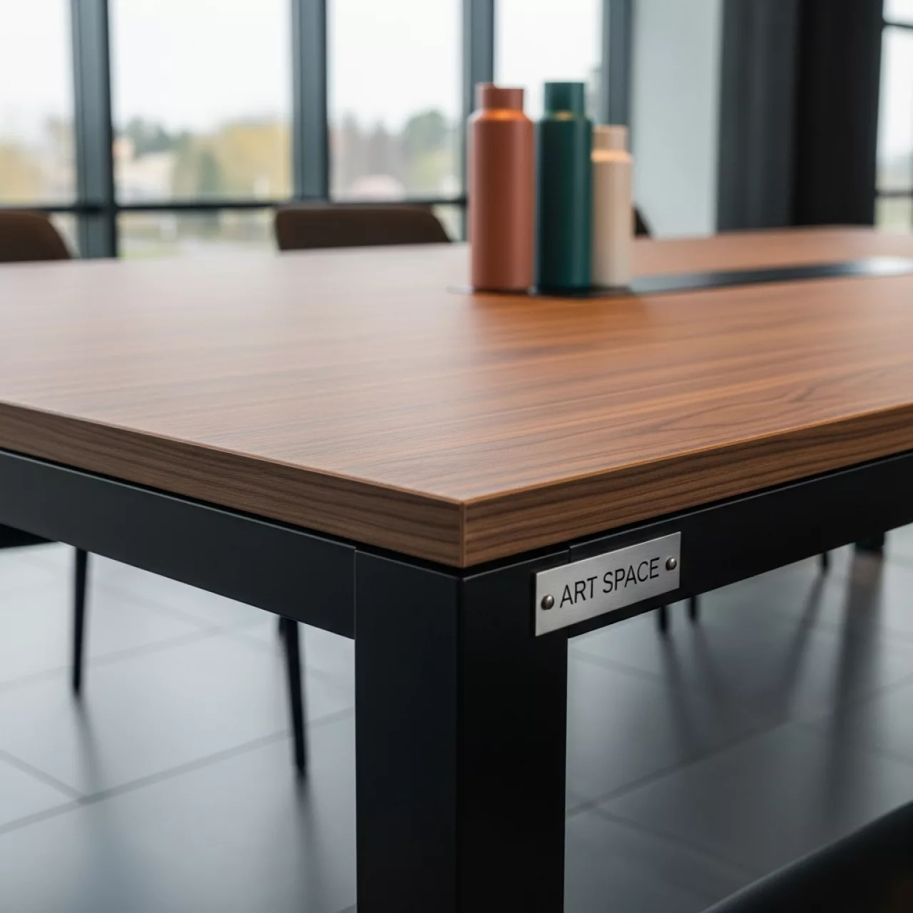 Аренда Стол Лидер 2 2000x900 орех черный кромка ПВХ в Mercure Сочи Центр — ART SPACE
