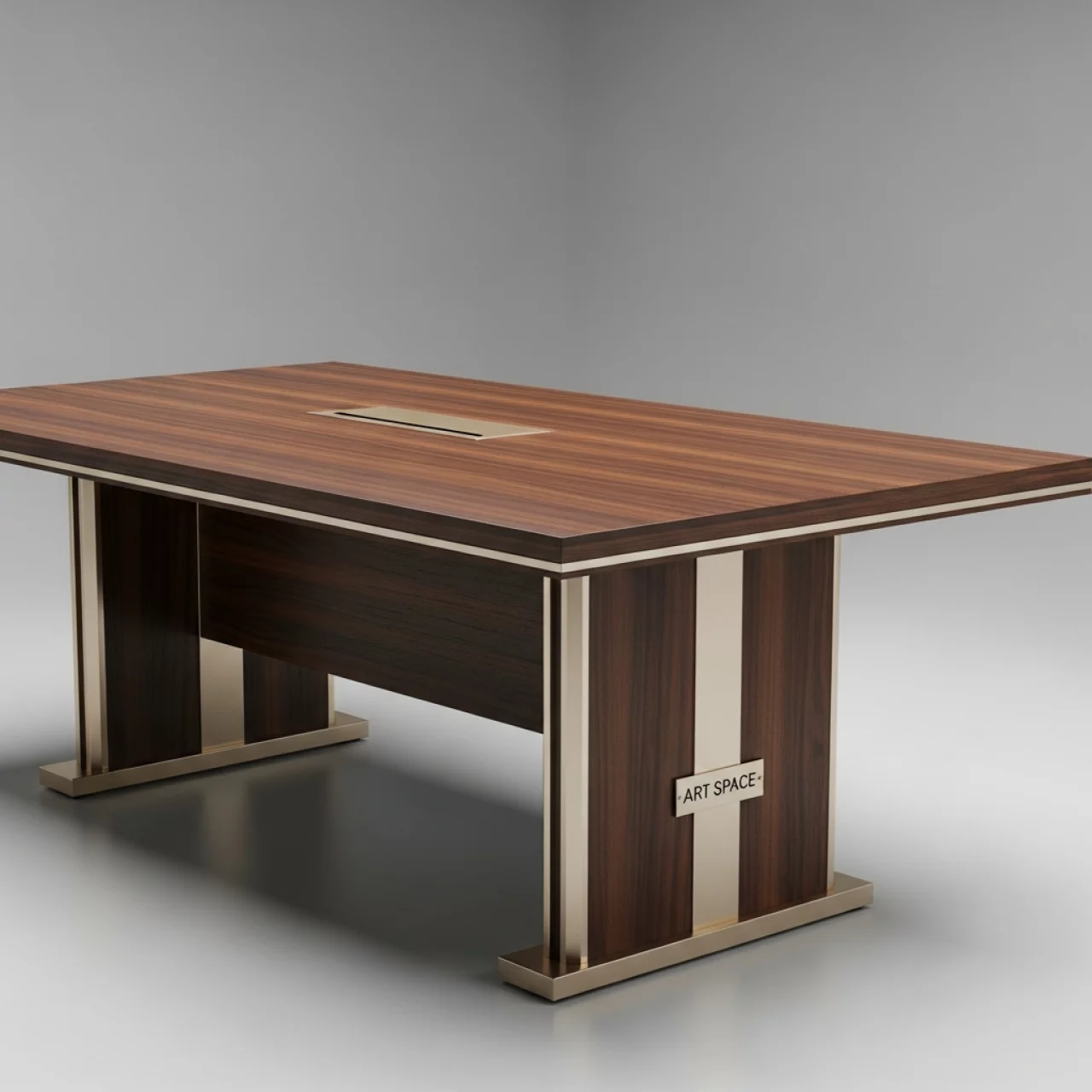 Аренда Стол Лидер 2 2000x900 венге шампань в комплексе Sea Galaxy — ART SPACE