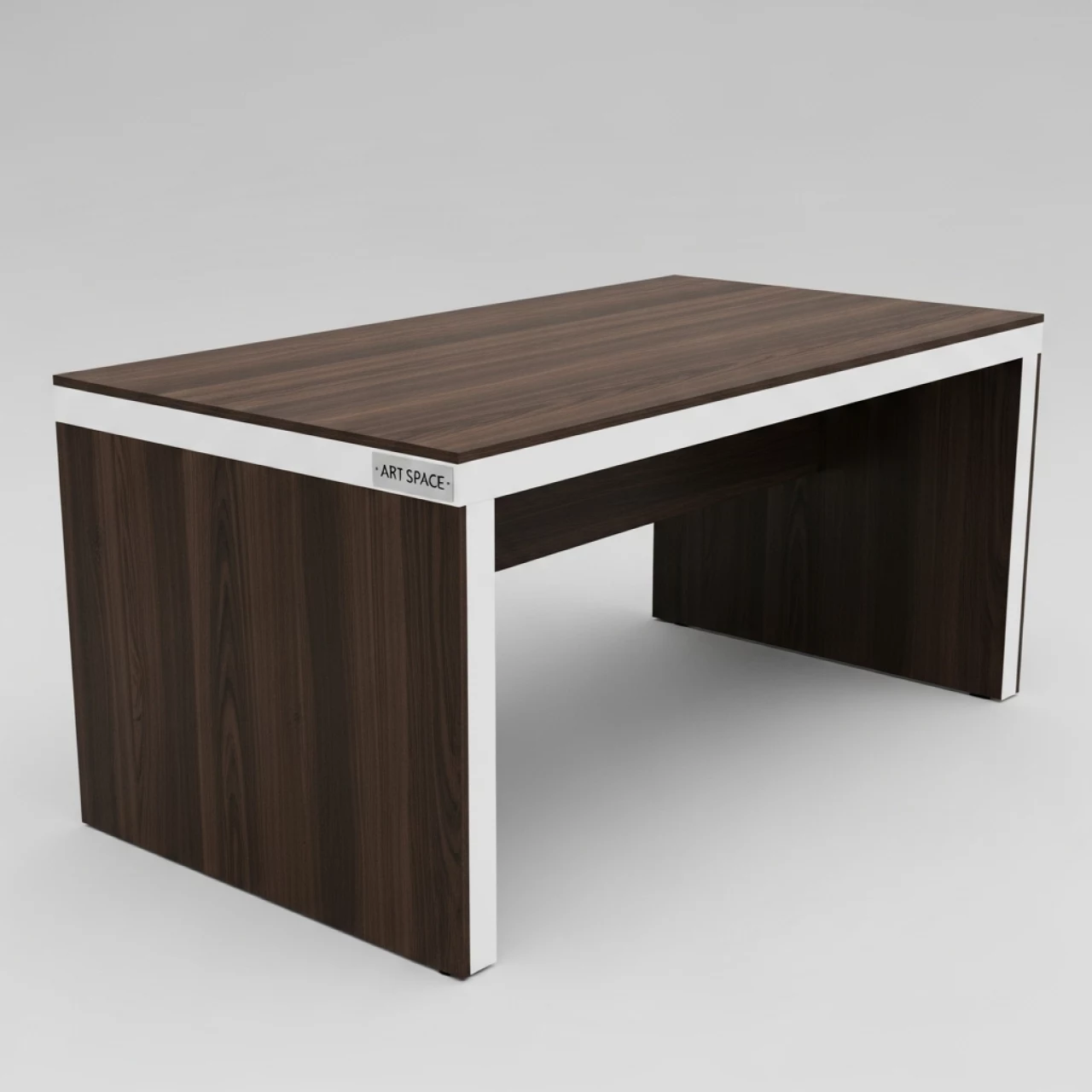 Аренда Стол Лидер 2 2700х900 венге белый кромка ПВХ в Gamma Sirius — ART SPACE