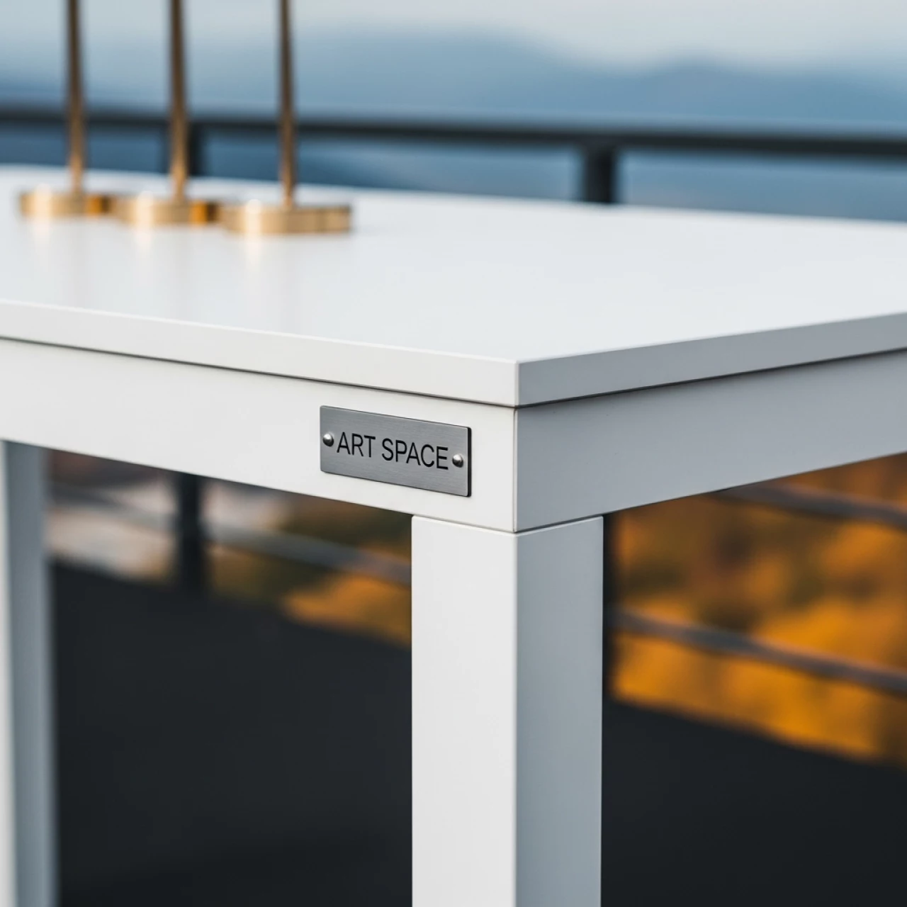 Аренда Стол Лидер 2 белый кромка ПВХ 2700х900 Rosa Peak — ART SPACE