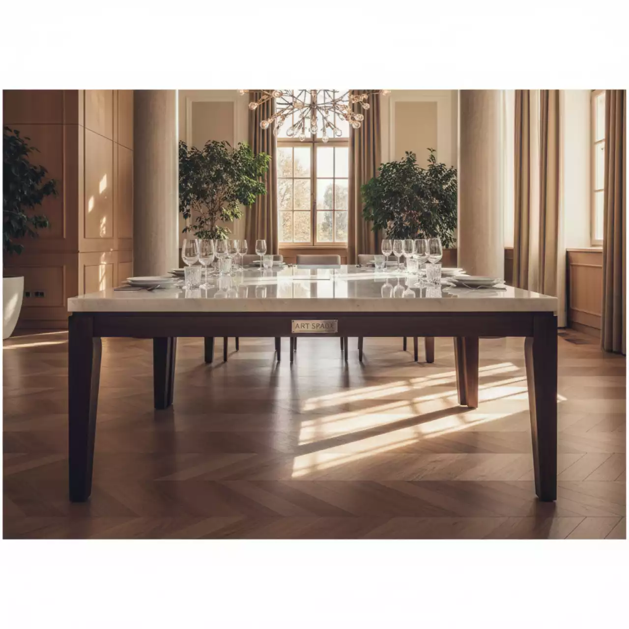 Аренда Стол Лидер 2 белый венге 2700х900 в санатории «Черноморье» — ART SPACE