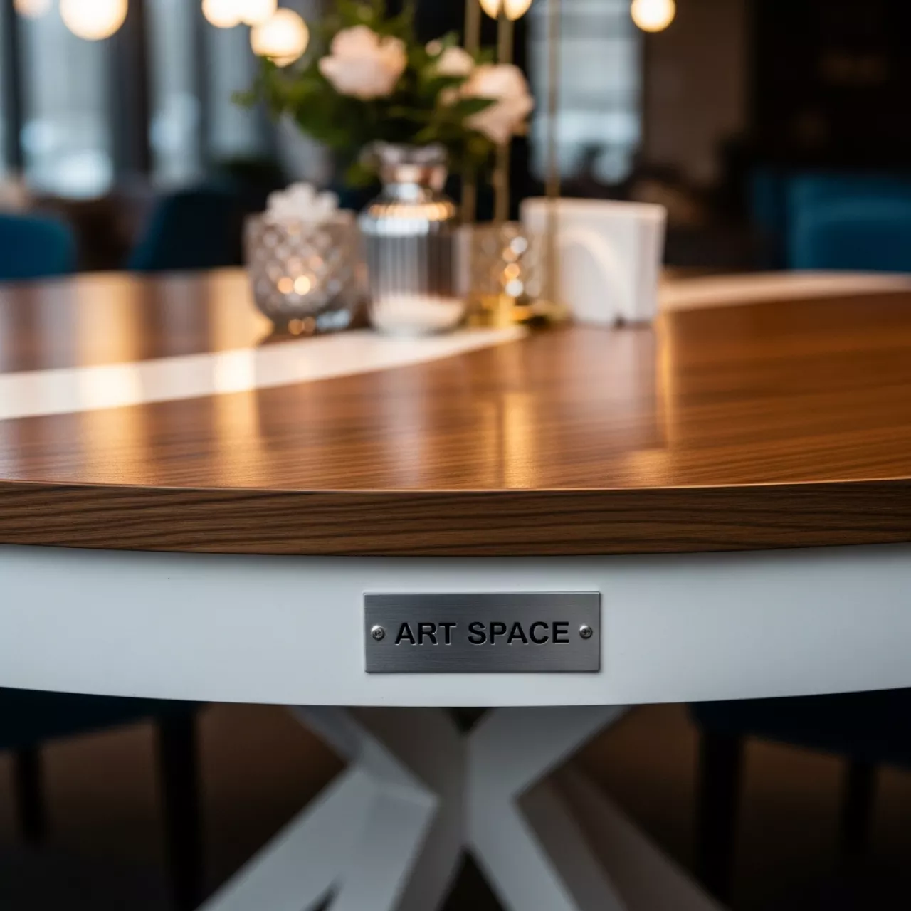 Аренда Стол Лидер 3 D орех белый 1200 мм в ресторане «Voda» — ART SPACE