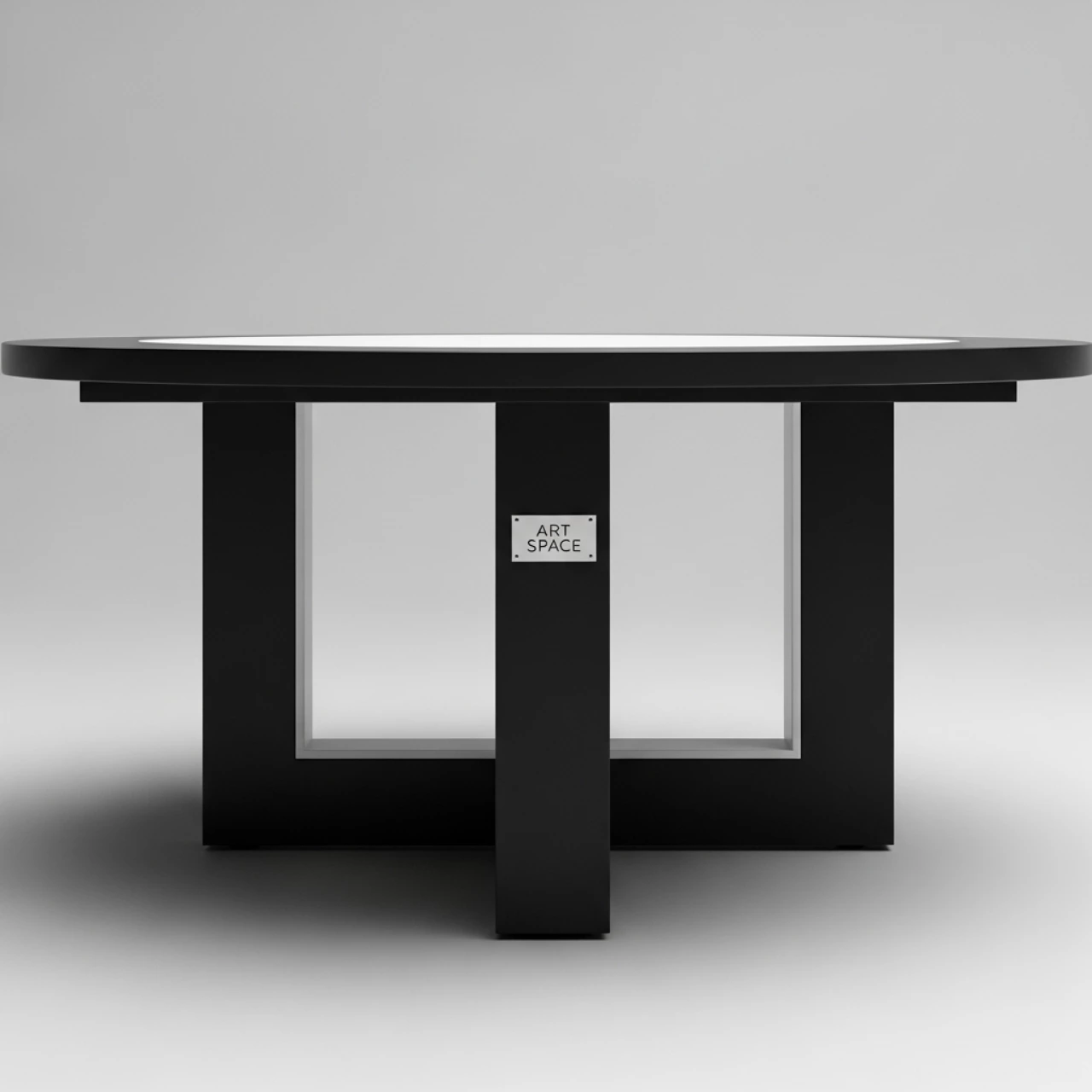 Аренда Стол Лидер 3 диаметр 1200 мм черный белый в Mercure Сочи Центр — ART SPACE