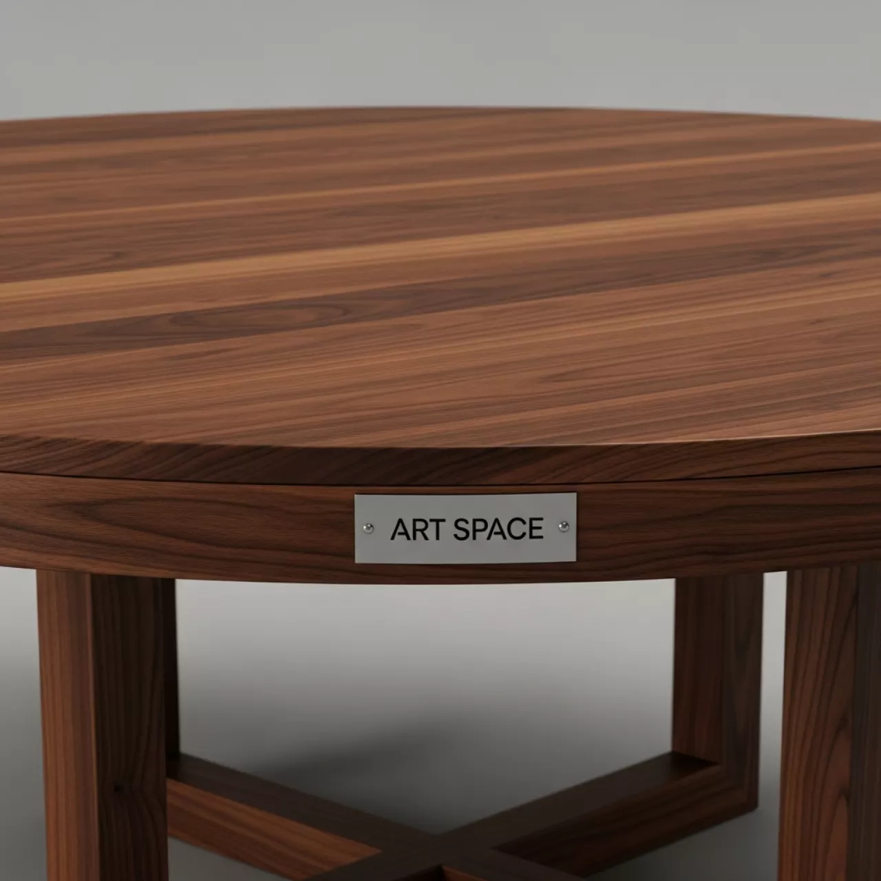 Аренда Стол Лидер 3 диаметр 1500 мм черный орех в Маринс Парк Отеле — ART SPACE