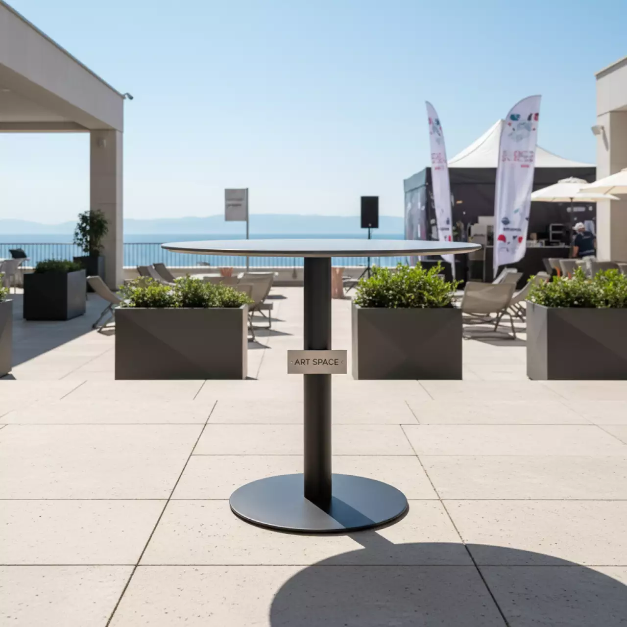 Аренда Стол Лидер 9 D800 серый в Courtyard by Marriott Sochi — ART SPACE