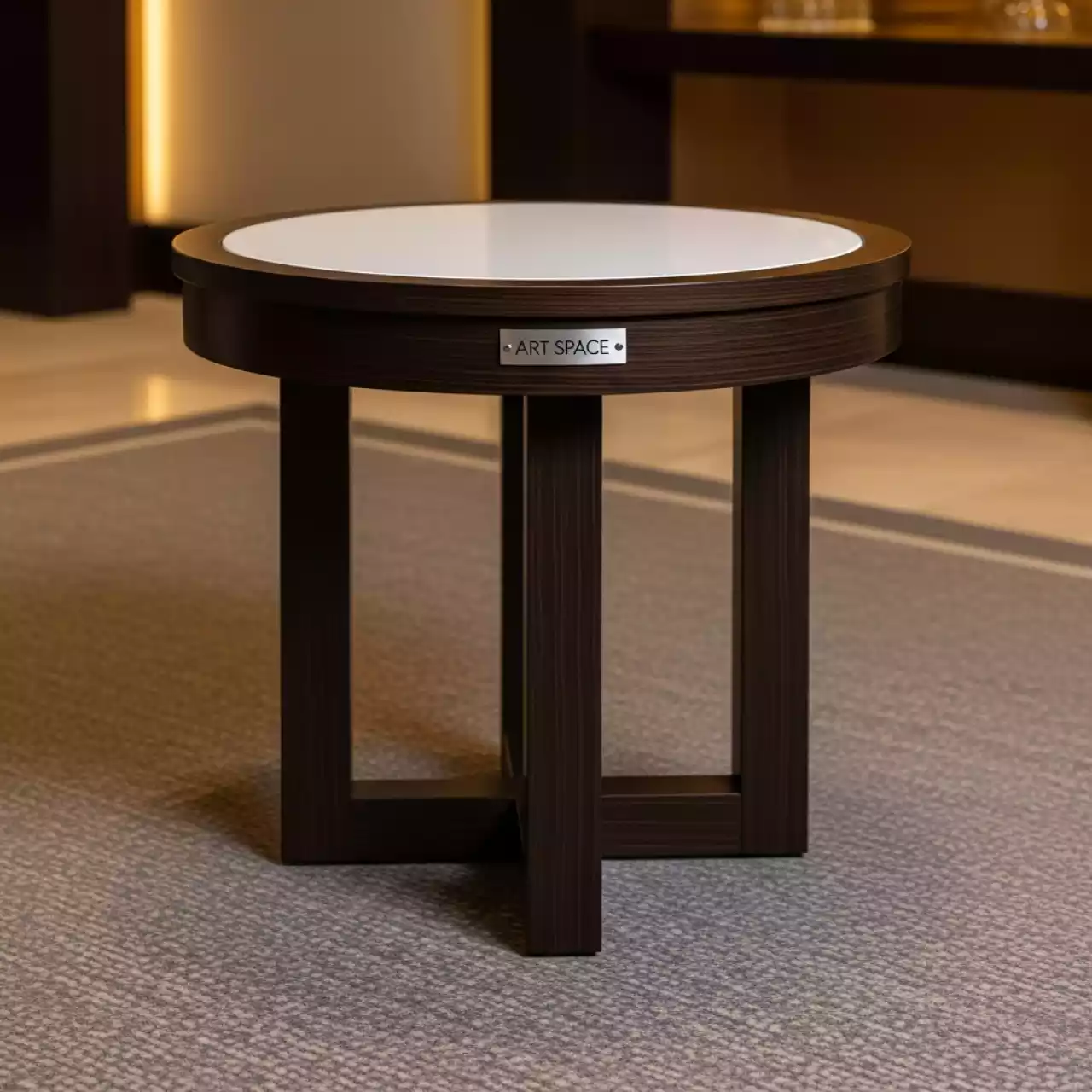 Аренда Стол Лидер 9 D 700 венге белый в Поляна 1389 Отель и Спа — ART SPACE