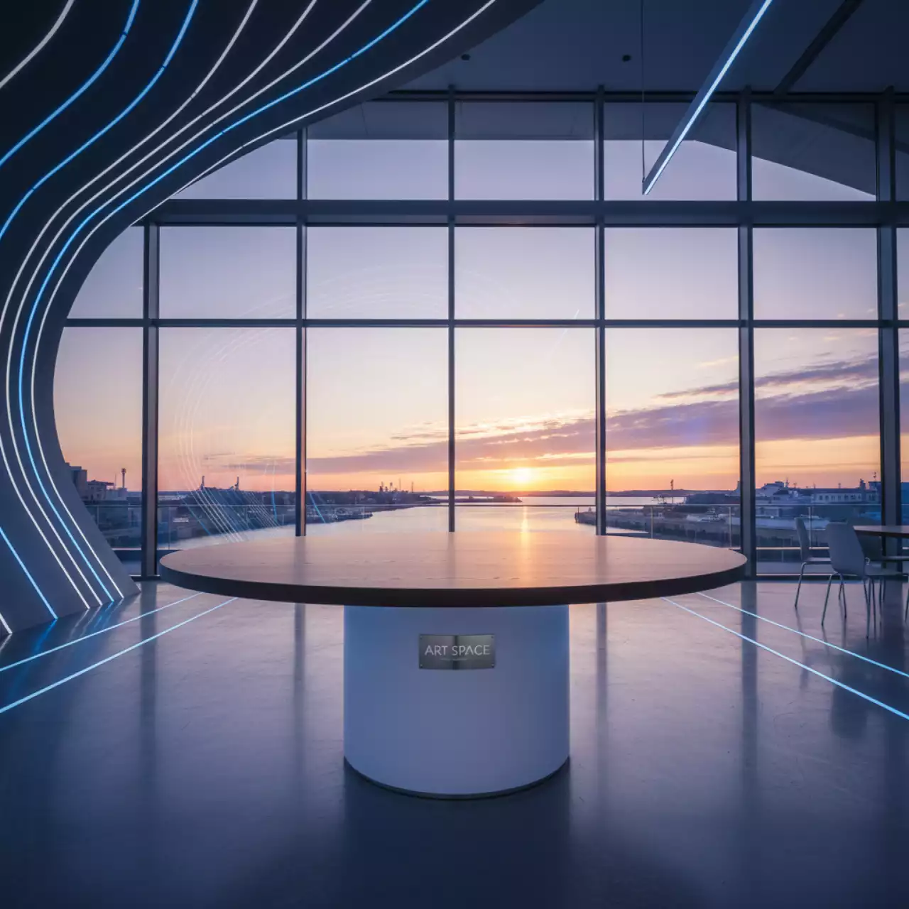 Аренда Стол Лидер 9 D 80 см венге белый в зале «Чайка» (Морпорт) — ART SPACE